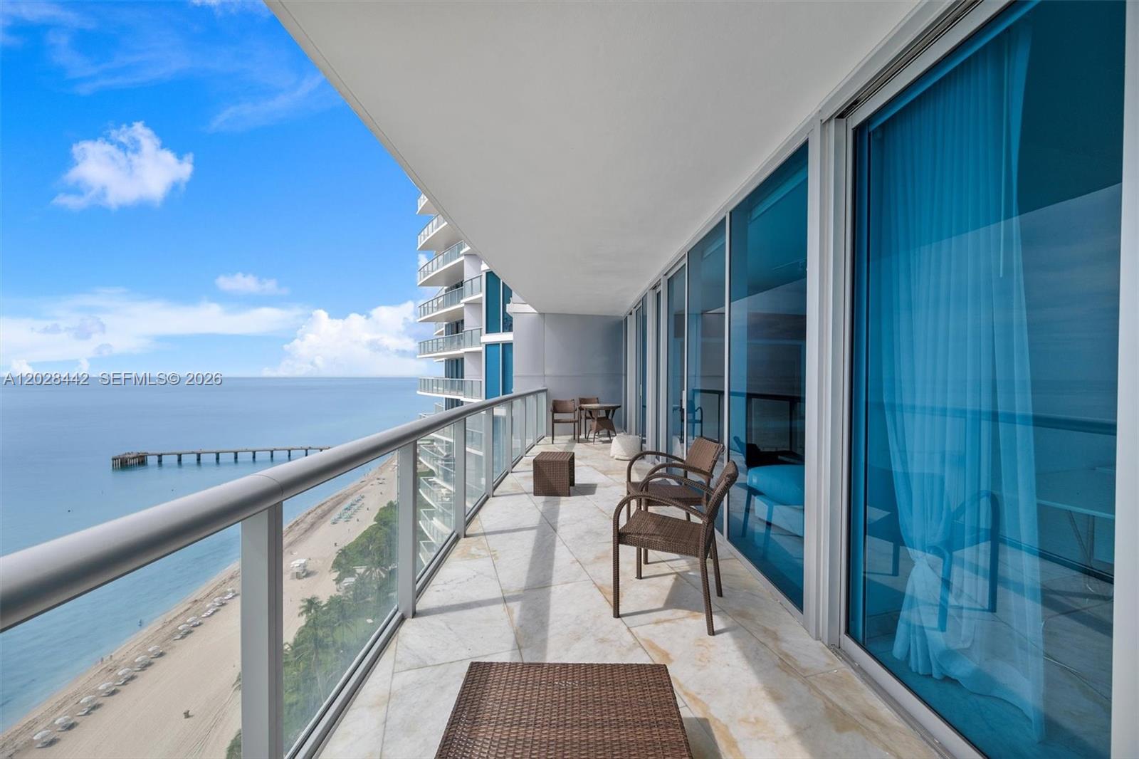 Welcome to Jade Beach in Sunny Isles Beach, the Best-Priced Oceanfront Condo Available! 
Experience luxury beachfront living in this exceptional residence at Jade Beach. Arrive through your private elevator entrance and enjoy breathtaking ocean views from three expansive terraces, creating the perfect setting for relaxing or entertaining. Wake up to the sound of the waves and enjoy world-class beachfront living every day. 3 Bedrooms+3 Baths. This residence includes 2 assigned parking spaces and offers access to an impressive collection of resort-style amenities, including: Full-service spa and state-of-the-art fitness center, Kids' playroom, Beachfront lounge and direct beach access. Enjoy the ultimate luxury lifestyle with 24/7 concierge service, doorman, valet parking, and security in one of Sunny Isles Beach's most prestigious oceanfront addresses.