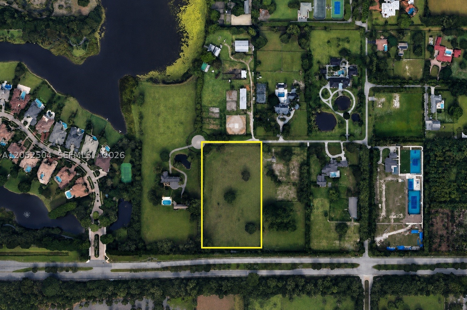 The only remaining 5 acre parcel available in Horseshoe Acres. In June the lot nearest to the entry 8600 Surrey Lane just SOLD very close to this asking price. Surrounded by luxury estates, this remarkable property offers unmatched privacy, scale, and serenity while remaining minutes from Boca Raton’s world-class schools, fine dining, golf courses, and upscale shopping. Rarely does a property of this size and exclusivity become available in such a prime central location. HOA is approximately $450 per year, yes, once a year!!!