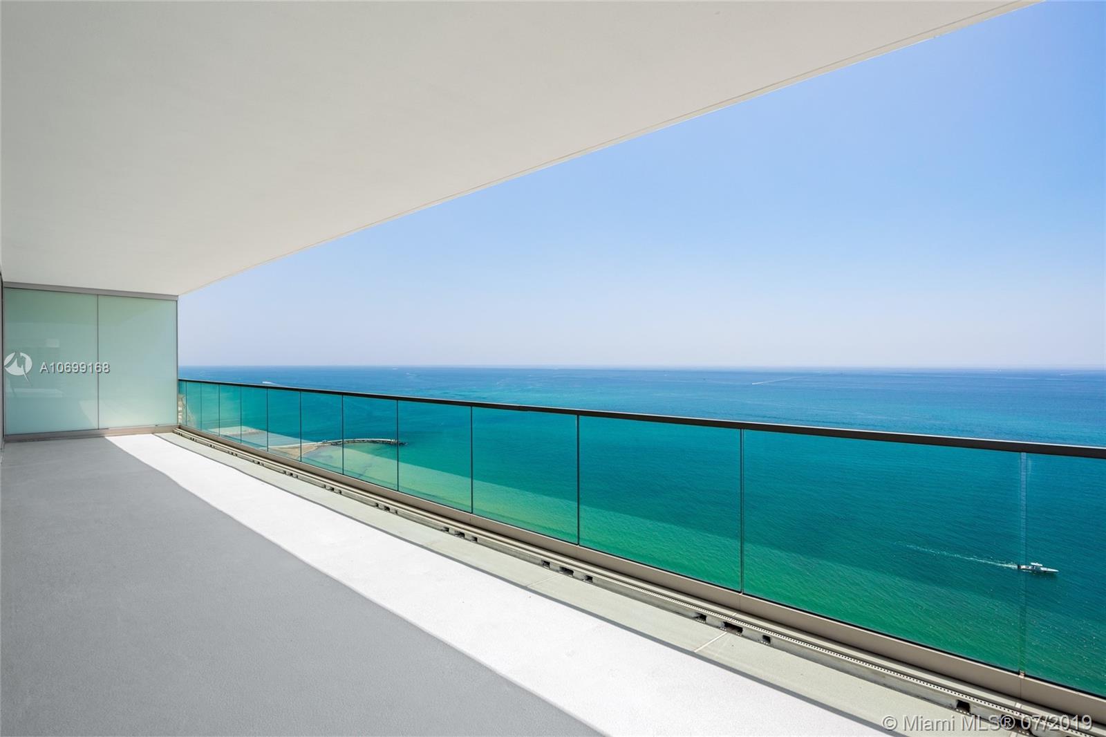 Be the first to experience oceanfront luxury lifestyle in unit 2501 at the exclusive Oceana Bal Harbour. Prime corner unit featuring flow-through design with unobstructed views of Atlantic Ocean, Intracoastal and downtown Miami from amazing deep wrap around terrace. This home in the sky offers floor-to-ceiling windows, gourmet kitchen with Gaggenau appliances, & spa-like bathrooms. Lavish amenities include 24-hour concierge, poolside restaurant, world-class spa, gym, cabanas, oversized pool and more.
