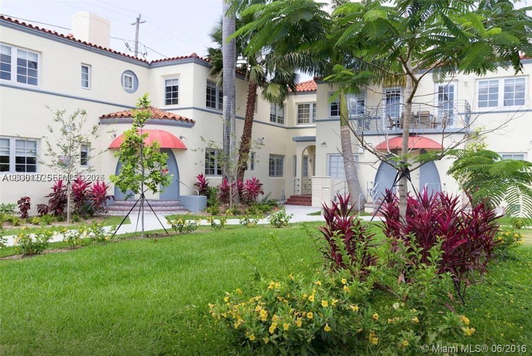 Fully renovated Old Spanish Building with beautiful garden on the front of the property, 2bed/2baths unit furnished & fully equipped, with Italian style kitchen with S/S Appliances, Washer & Dryer in the unit, glass shower. Located in the heart of South Beach, walking distance to the Beach, Espanola Way, Lincoln Rd, Restaurants, Shops and much more! Internet Wifi, Water and Trash removal are INCLUDED. Not short term rental or sub-leasing allowed.