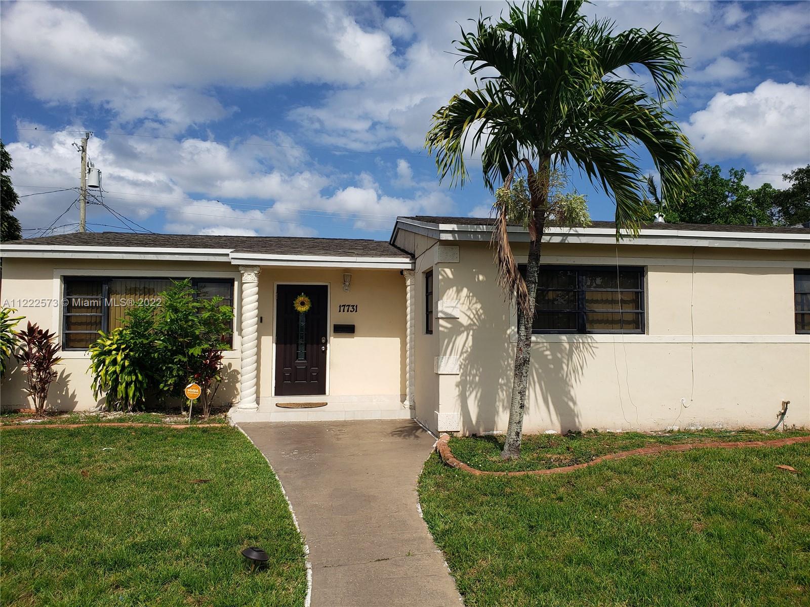 Do not miss out on the opportunity to own this beautiful home. Live in a quiet neighborhood, minutes from the Hard Rock stadium, major expressways, and tons of shops and stores in the new Gardens Promenade. The updated kitchen offers plenty of countertop space, cabinets, and well-maintained appliances. The roof was done in 2019, the same time as the new HVAC system was installed. The living room and dining room all provide plenty of space for fun gatherings, while the backyard and front yard provide the perfect setting to relax outdoors. Best value for the price in the area!
