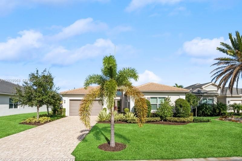 Original Caroline Developer's model with professional decor and furniture.. Experience luxury living in this stunning original Caroline model home located in the highly desirable gated community of Valencia Cay at Riverland. This neighborhood offers an exceptional lifestyle with world-class amenities, including a resort-style clubhouse, sparkling pool, tennis and pickleball courts, state-of-the-art fitness center, game rooms, scenic walking and biking trails, and so much more. Formerly the builder’s showcase model, this home features professional designer décor, elegant finishes, and thoughtful upgrades throughout. The spacious layout includes 3 bedrooms, 2.5 bathrooms, a beautifully designed kitchen, impact-resistant windows, custom built-in walk-in closets, and a 2-car garage plus a golf cart garage. The highlight of the home is the gorgeous private patio deck with pool and jacuzzi, perfect for relaxing or entertaining. The home comes fully furnished and is ideally located with convenient access to shopping, dining, medical centers, and major roadways. No smoking permitted. 55+ community. Furniture for sale.
