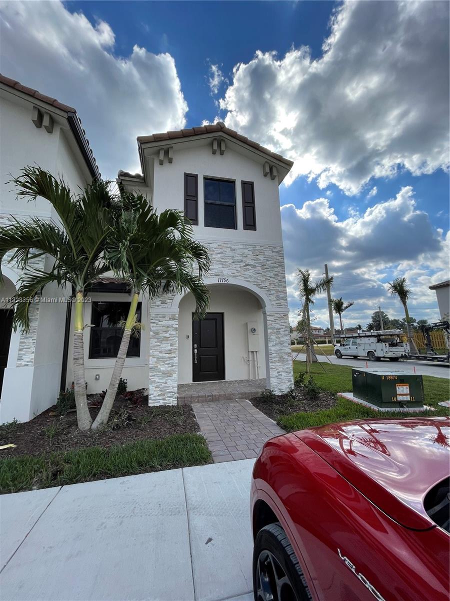 BEAUTIFUL NEW CONSTRUCTION 3 bedrooms 2 1/2 baths, at Lennar "Corsica" gated community. Open kitchen with s/s appliance. Fenced backyard perfect for BBQ. Washer & dryer. Blinds. Located between US1 and FL Turnpike. Clubhouse coming soon