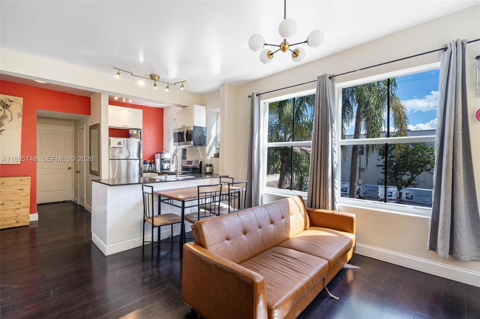 Pure and unique Art deco style apartment. Corner 2/BR 2/BA unit in the heart of the Historical Art Deco District South Beach. Full of light, with very fluid floor plan. One of the best located art deco building in South Beach, in a very quiet street, yet two blocks away from the action and the beach. Steps away from the world famous luxury multi-brand boutique Webster’s flagship, next to Hispanola way and 10 mns walking from Lincoln road. New A-C, Stainless steel appliances, modern lighting. Two full baths designed with highest quality materials The Building, designed in 1925, is a pure art deco, with gated private entrance.