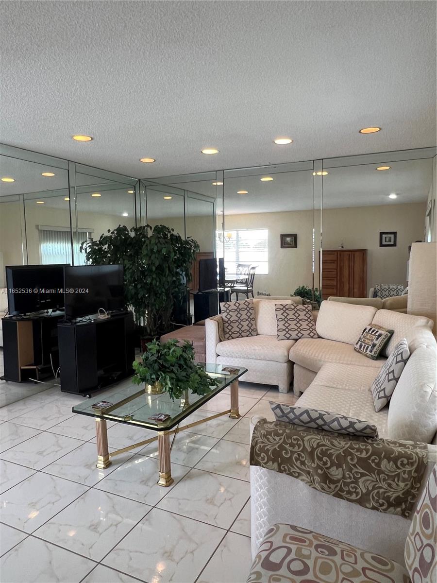 Bright and spacious 1 bedroom 1 1/2 bath condo located on the second floor. Great views of the garden, pool, and picnic area. The apartment has tile, carpet, an enclosed balcony, and a washer/dryer. The unit is a few doors down from the elevator. New A/C unit. This condo is located in Kings Point, which has 2 golf courses, 3 restaurants, indoor and outdoor pools, pickle ball, tennis, basketball, workshops, and courtesy buses, close to downtown Delray and beaches. It can be rented furnished or unfurnished.