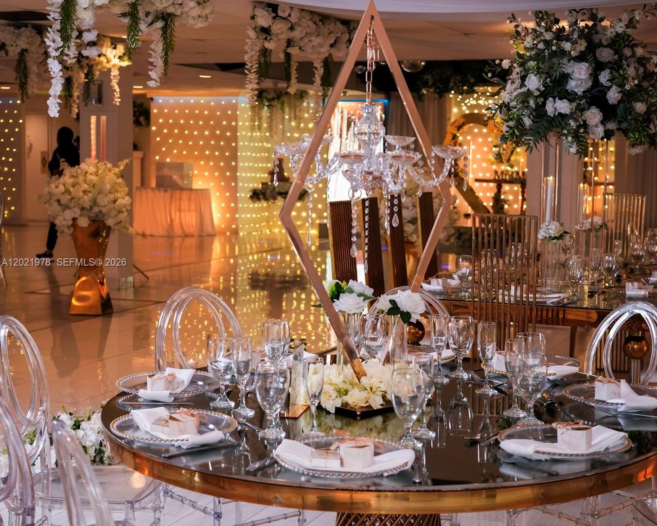 Established Banquet Hall Business - Prime Miami Location

This well-established banquet hall presents an exceptional opportunity for an experienced operator or investor looking to enter Miami's thriving events industry. Operating successfully since 2000, this 24-year-old business has built a solid reputation and customer base in the competitive South Florida market.