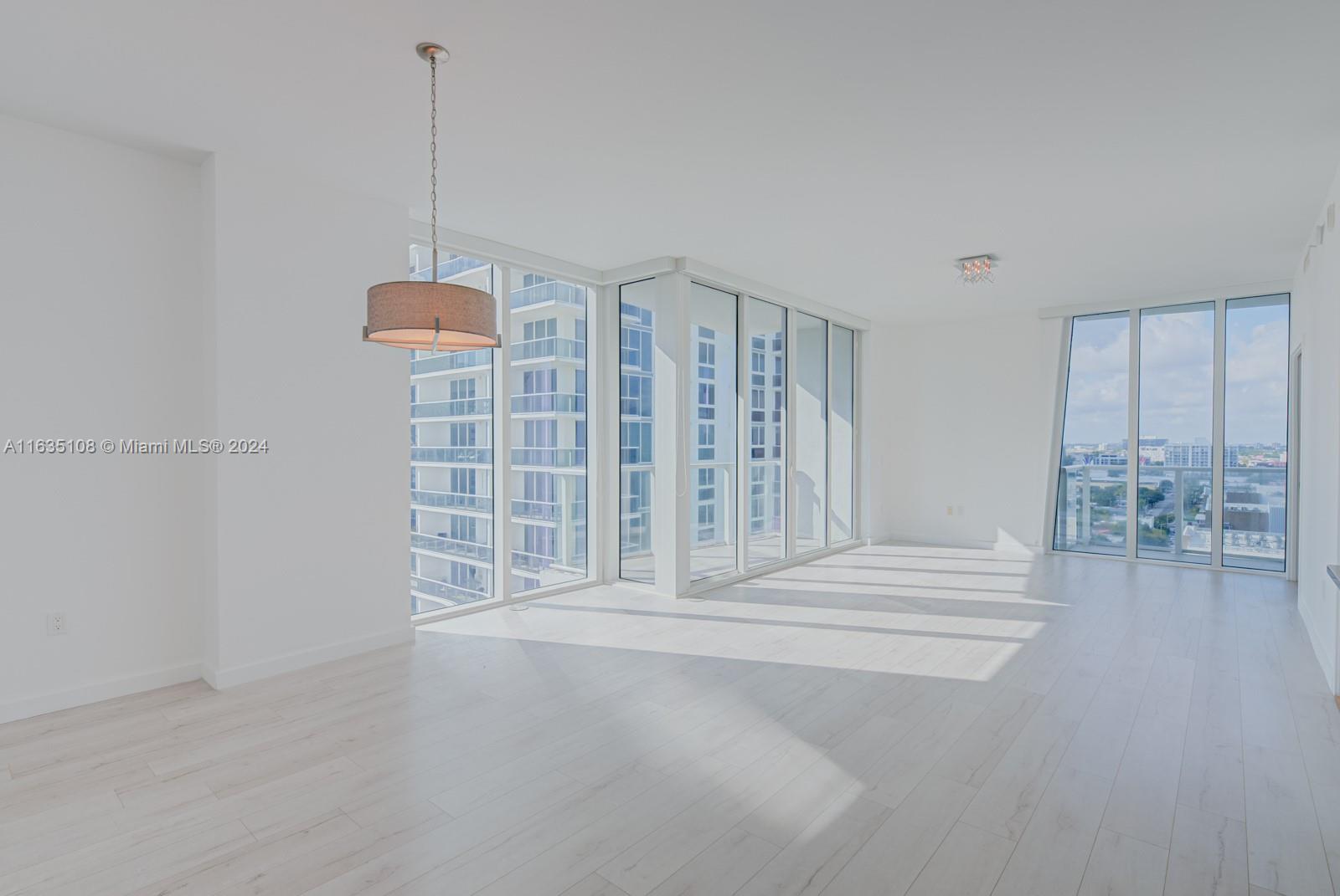 Luxury in hot Edgewater district. 2BD 2BR at The Crimson. The comfortable living and dining room opens to a spacious kitchen with plenty of contemporary Italian cabinetry, quartz counter tops, stainless steel Bosch appliances.Master bath with dual sinks and large shower. A full size washer and dryer located at the unit. Amenities include state of the Art Fitness Center, Yoga Room, Pool, Jacuzzi, Cyber Cafe, 1 parking assigned. Youtube video with the address.