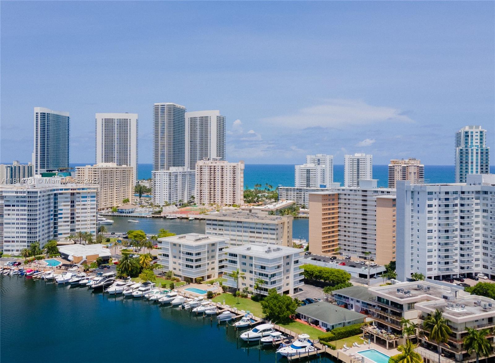 This is your next second home! Rarely available 2BR/2BA corner unit in a waterfront building—bright, spacious, and move-in ready! Enjoy a wraparound balcony, Italian hand-made kitchen cabinets, and tasteful bathrooms. Smart floor plan with a private exit from the primary bedroom. Building has completed 40/50-year recertification, strong financials, and funded reserves. Amenities include a waterfront pool and dock access (waitlist), barbeque, clubroom. Peaceful no-lease community near fine dining, shopping, and just a short bike ride to the beach. Live the Florida dream in style and serenity!