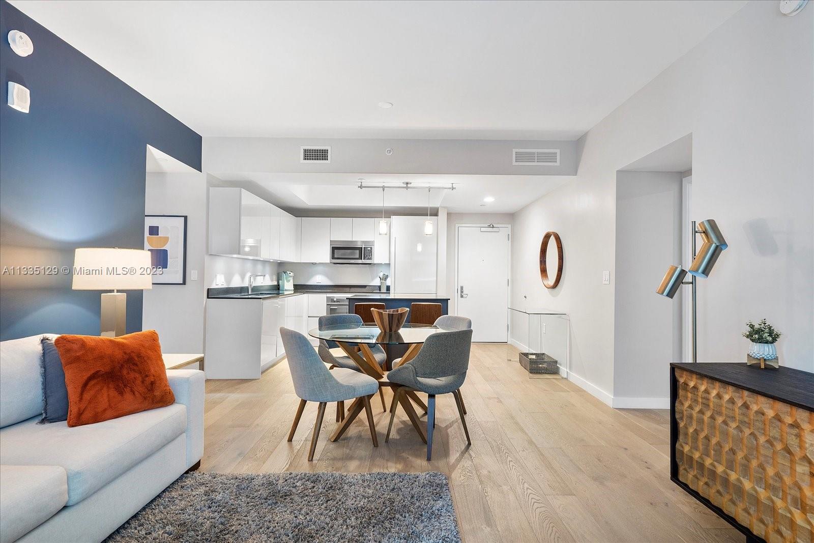 Enjoy city and sunset views from this gorgeous fully furnished 2 bed, 2 bath unit in the heart of Brickell. Split floor plan with two oversized balconies. Unit features stainless steel appliances, oak floors throughout, and washer/dryer. Rent includes cable and Internet. Located within walking distance to Mary Brickell Village, Brickell City Center, top restaurants, and much more. Resort-style amenities include resident's only rooftop lounge with bar/restaurant, indoor pool, kids play room, game room with bowling alley, spa with Hammam and plunge pool, massage rooms, jacuzzi, fitness center, yoga room, outdoor track, basketball and racketball courts, and more! 90 Days Minimum. CURRENTLY RENTED until 5/15.