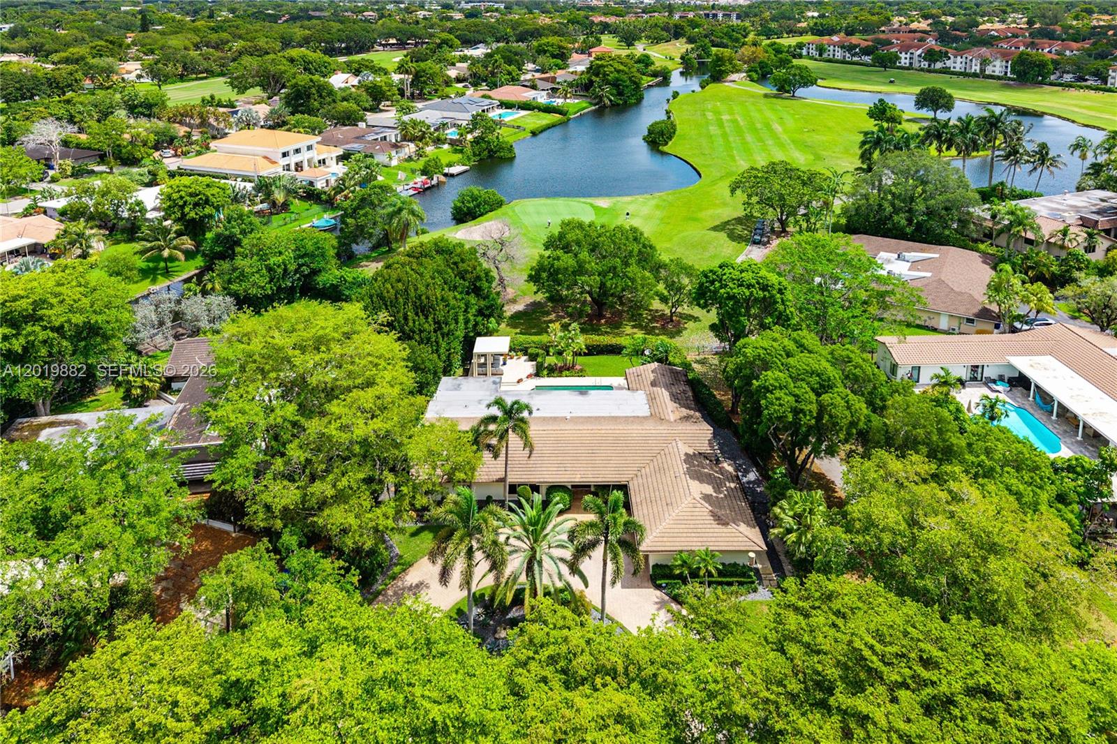 Nestled in one of Emerald Hills’ most desirable locations, this exceptional single-story residence sits on an oversized 15,729 SF lot overlooking the golf course with breathtaking views of the 13th hole. Offering approximately 3,600 SF of living space (~3,800 total SF), the residence features 4 bedrooms, 2.5 bathrooms split floor plan, spacious living and entertaining areas, and a beautifully remodeled kitchen. The thoughtfully designed layout seamlessly blends comfort and functionality. Step outside to your private backyard oasis complete with a swimming pool, lush landscaping, custom pergola and plenty of space to relax or entertain. Additional highlights include a 2-car garage, walk in closets, circular drive, and an unbeatable location within the heart of Emerald Hills.