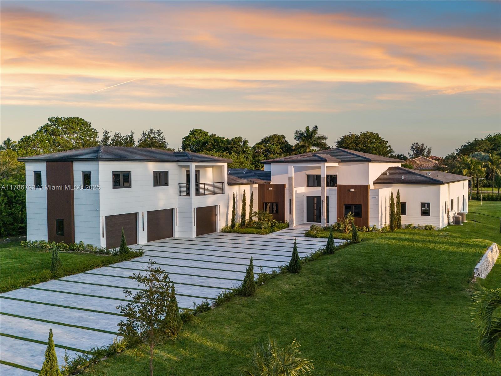 Just completed, new construction! Nestled in the highly sought-after community of Plantation Acres, this stunning 6-bedroom (plus a grand flex room), 6.5-bathroom estate offers modern luxury and convenience. Boasting 20-foot ceilings and an expansive, open floor plan, this home is designed for both elegance and functionality and features high-end finishes, European style cabinetry, and state-of-the-art pool and spa. The 1,000 sf master suite includes a spa-like bathroom and two oversized walk-in closets. Each additional bedroom offers its own en-suite bath, providing comfort and privacy. Located just minutes from 'A' rated public and private schools, major highways, and popular shopping centers, this home offers unparalleled access to everything Plantation Acres has to offer.