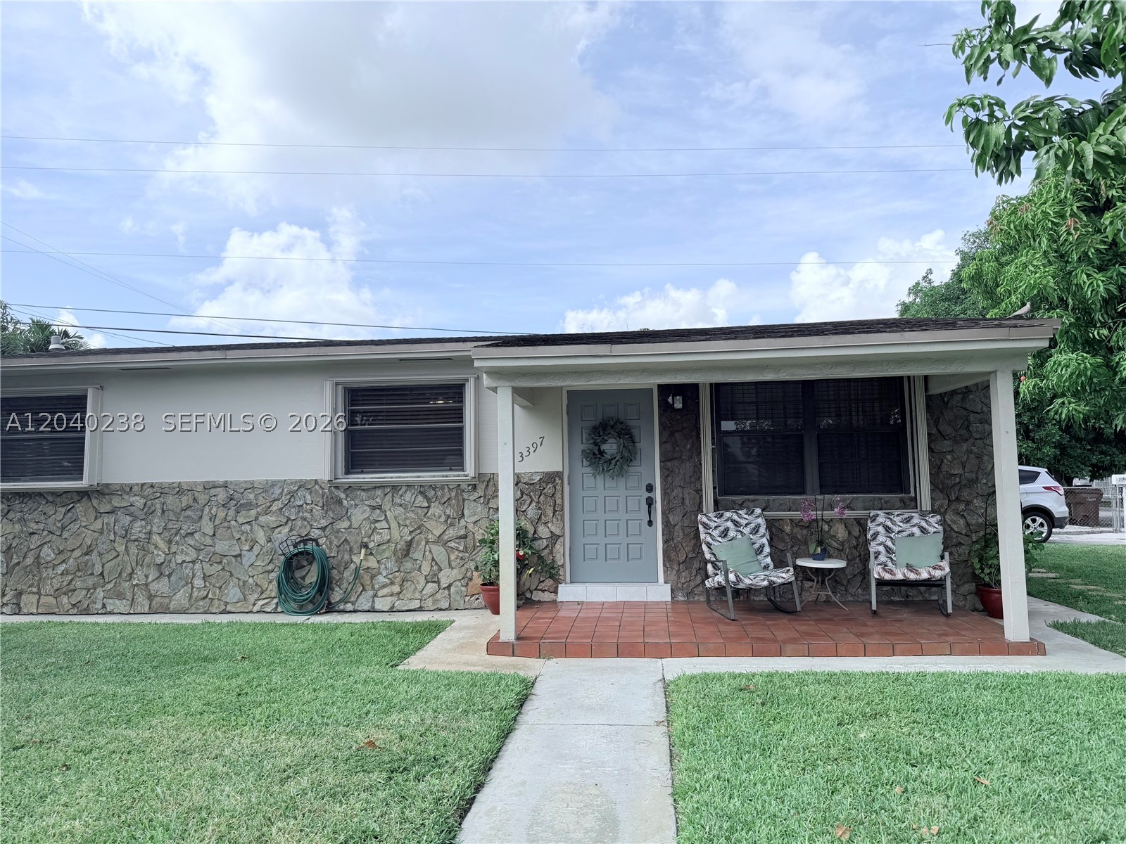 Welcome to this Beautiful Corner 3-bedrooms, 1-bath home featuring an immense fenced backyard with gorgeous fruit trees and plenty of storage. Perfectly located in one of the most central areas of Hialeah just minutes from all major expressways for easy commuting.    Enjoy the convenience of being within walking distance to supermarkets, shops, and restaurants. A fantastic opportunity to own a well-located property with incredible potential for expansion and customization.