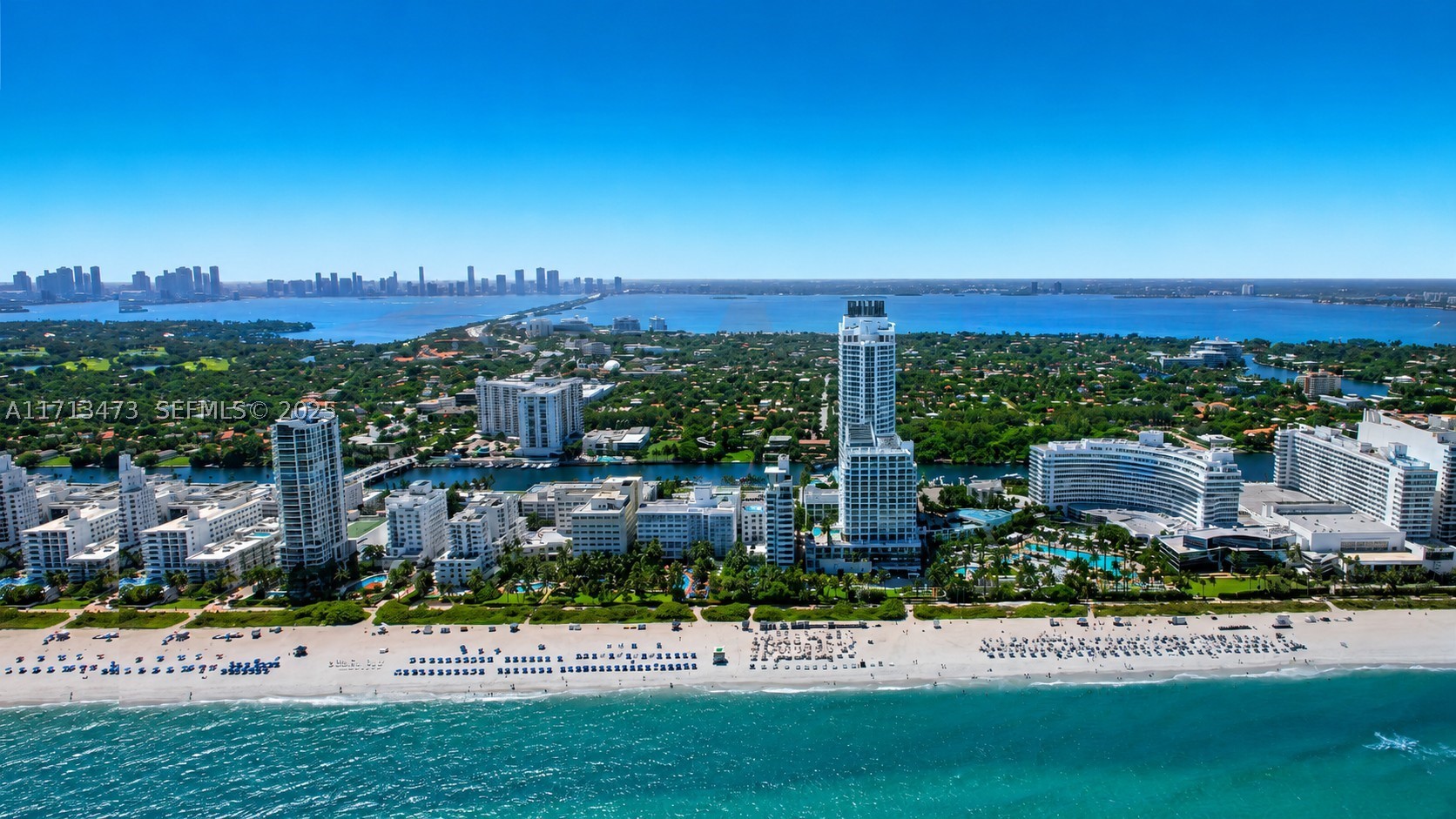 Relish breathtaking ocean and city views from this corner 2BD/3BA on the 10th floor at Fontainebleau II. This exquisite double unit shares a private entrance foyer, has 3 balconies, and is furnished turnkey with 2 king beds, 2 sleeper sofas, a full kitchen, and washer/dryer. Enjoy full-service, vacation-style living! The Fontainebleau resort offers luxury amenities on 22 oceanfront acres, including award-winning restaurants, LIV night club, Lapis spa, and state-of-the-art fitness center. Maintenance includes: AC, local calls, electricity, valet + daily free breakfast in the owner’s lounge.  Please click the virtual tour link to see a video of the property & contact me directly for more info.