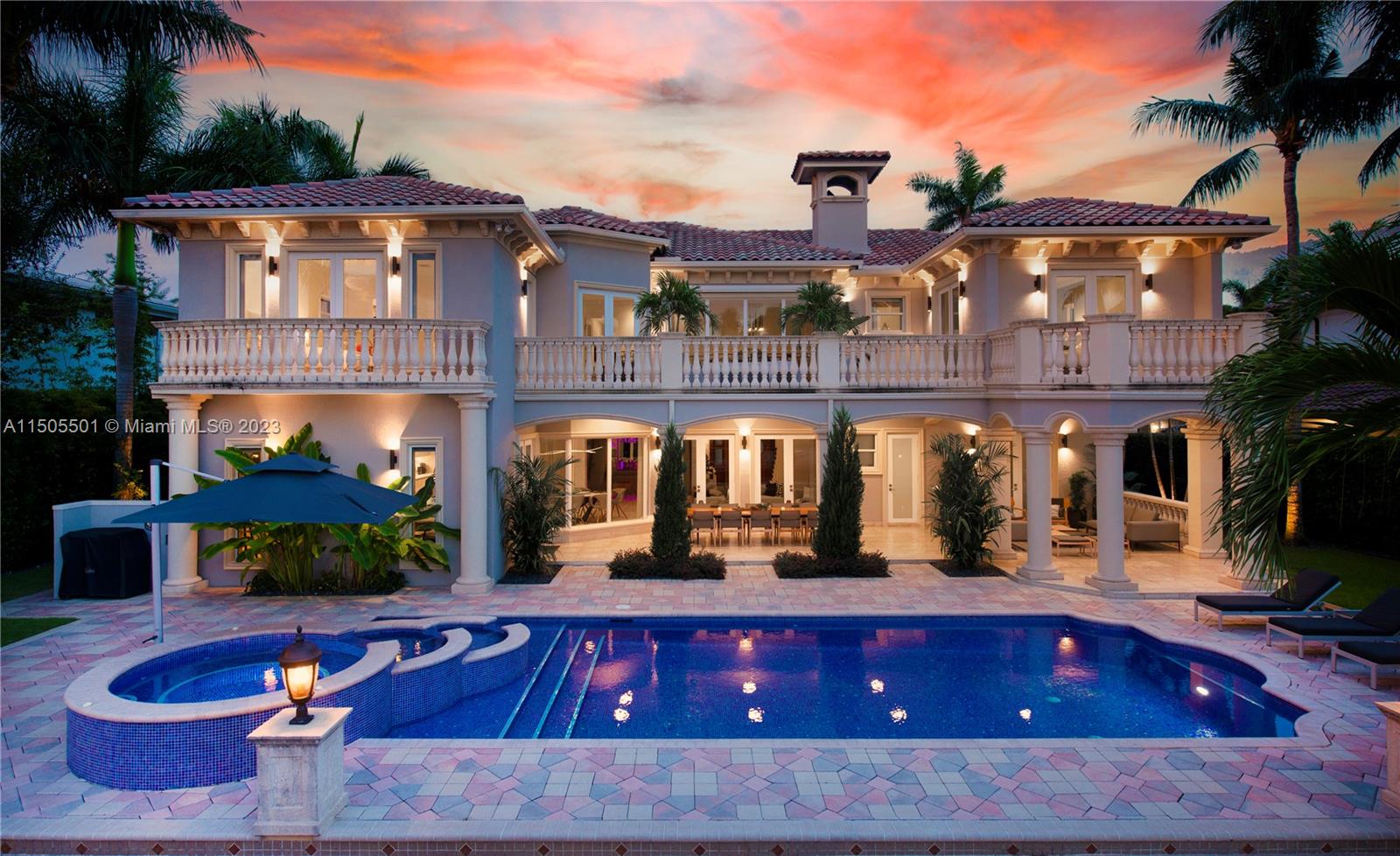 Welcome to Ft Lauderdale. This is the perfect Florida home. South exposure gives you morning sunrises, & evening sunsets. The extra-large covered patio can be enjoyed day and night without any direct sunlight. The pool gets sun all day. This is a great entertainment home. Home has been beautiful updated inside and out. There is walkability to parks, shopping, and dinning. Bike to the beach. If schools are what you are looking for then Bayview is A+ Rating  Resort style pool with maintenance free turf. View of Birch Park. 100 feet on the water with a completely updated expansive fully functional dock Call agent! OWNER OCCUPIED need advance notice.