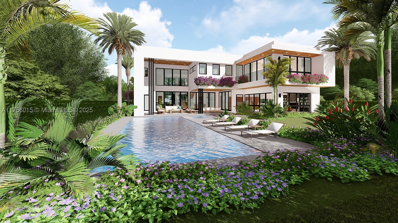 UNDER CONSTRUCTION - Completion in June 2026. Modern luxury in prestigious Ponce Davis. This stunning estate offers 7,339 sq. ft. of living space on a 14,800 sq. ft. lot, plus 4,625 sq. ft. lot frontage. Ideally located in luxurious Ponce-Davis, between Coral Gables and South Miami, minutes from Miami’s financial hub, acclaimed private schools, fine dining, high-end shops, top cultural & entertainment venues and easy access to MIA. This architectural gem features designer finishes, floor-to-ceiling windows throughout, seamlessly integrating grand indoor & outdoor entertaining areas, 7 bed, 8.5 bath, gym, heated pool/spa, 2-car garage and carport. Luxurious designer finishes include: italian kitchen and vanities, Wolf-Sub Zero appliances, Taj Mahal quartz kitchen tops and island, European white oak floors, italian porcelain floors, European plumbing fixtures, Control 4 automation system and more. A rare new construction home in one of Miami’s most desirable neighborhoods!