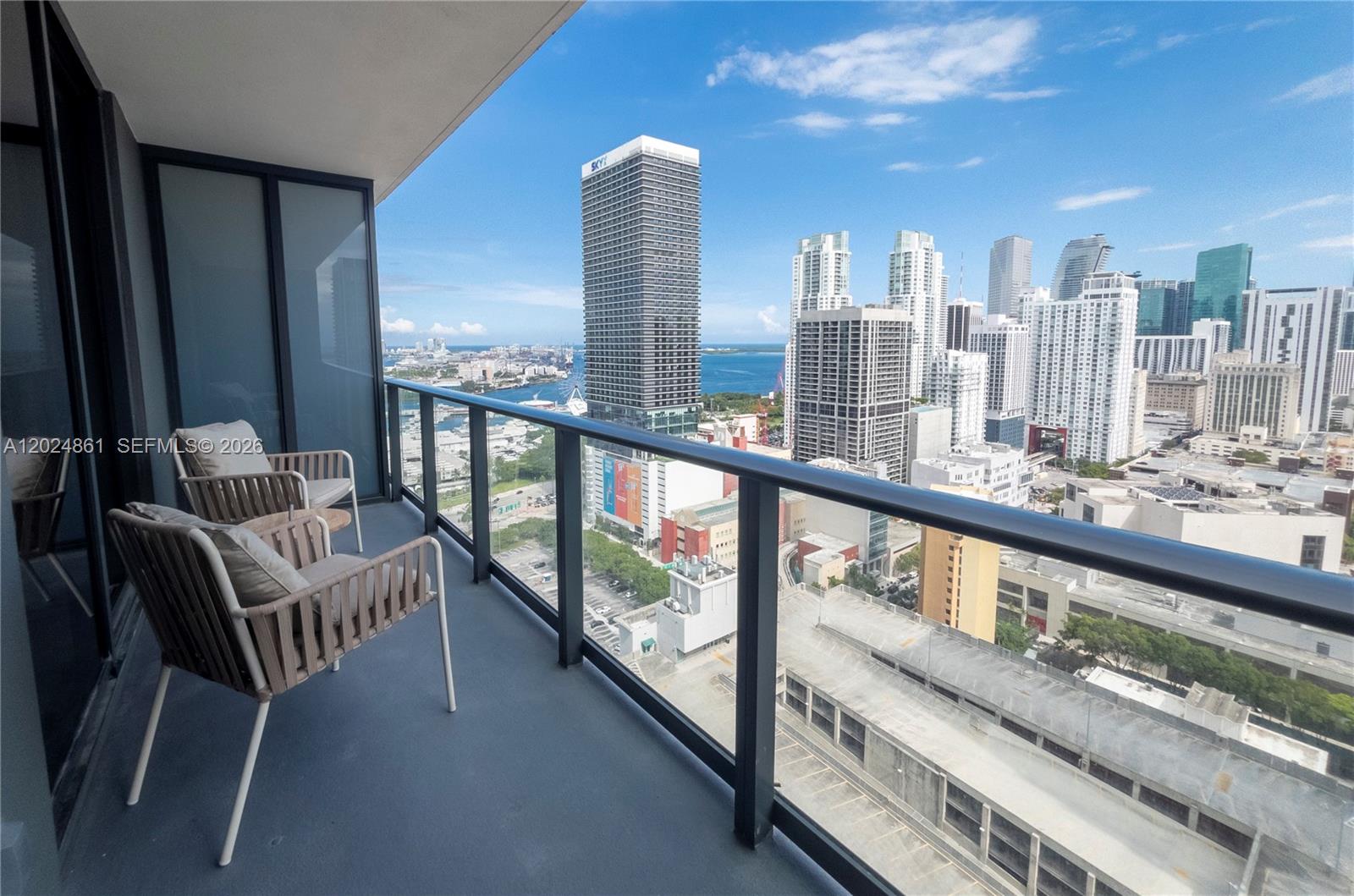 Own/Live in a piece of Downtown Miami’s newest luxury development. This fully furnished, turn-key 1-bedroom, 1-bath residence sits on the 25th floor, offering breathtaking bay and ocean views from a spacious balcony. Ideally located just steps from Miami World Center, Bayside, Brightline Station, and Kaseya Center, you'll enjoy unbeatable access to top attractions and transit. Modern finishes throughout, with internet and cable included. No Rental Restrictions, offering maximum flexibility for owners—perfect for accommodating the over 7 million cruise guests passing through the nearby Port of Miami each year. World Class Gym, Spa and pool with stunning view of the bay. Children's room, event spaces, and restaurants located within building. Including Top rated Casa Gianna and Yamashiro.