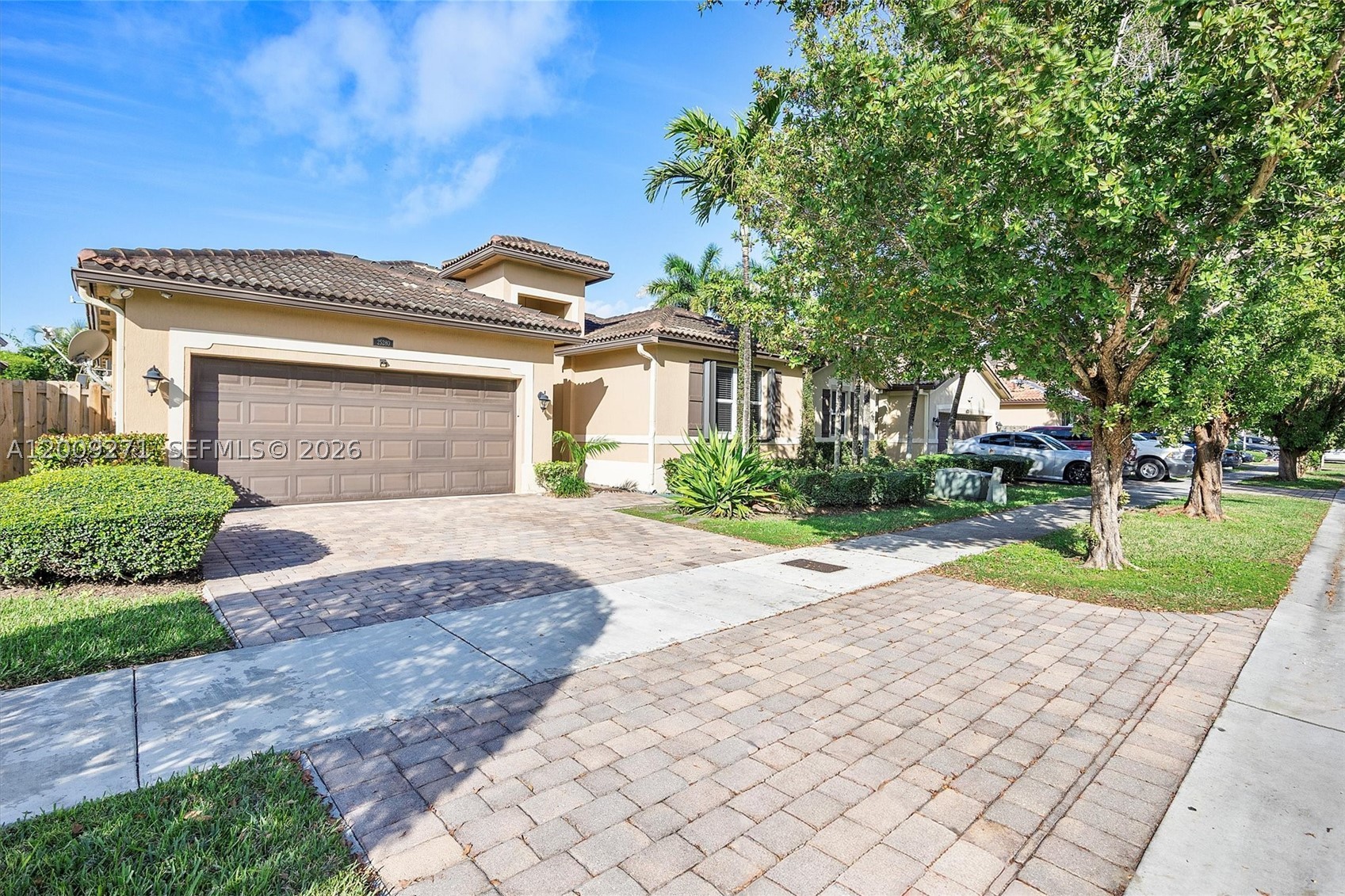 MOTIVATED SELLER Move in ready with exceptional upgrades & low HOA! Welcome to this beautifully upgraded 4bedrooms 2bathroom, 2-car garage featuring AC & insulation in the highly sought-after community of Hemingway Point. This elegant Beacon model single-family home offers modern finishes, designer chef-inspired kitchen with stainless steel appliances, marble granite countertop, stone wrapped island with Led lighting. Porcelain tile floors throughout, custom stone accent walls in the living and dining areas, and included washer and dryer. The spacious primary suite offers a tray ceiling, renovated spa-style bathroom with built in bench, double shower head,  dual-sink vanity and two closet including walk-in. Additional features accordion shutters, covered patio with modern fans & lighting, fenced backyard, and shed for extra storage space. Enjoy the Resort-style pool, clubhouse, playground, sidewalks, and green spaces. This upgraded home also includes Smart home and security Ring doorbell, ADT alarm system, solar panel lights in the backyard! Ideally located near turnpike, US1, dinning, shopping, Homestead Bayfront Park Marina and more.Seller is willing to include selected furniture, Italian leather sofa, king size bedroom set with adjusted bed frame providing a convenient move-in experience and more. Don't miss the opportunity to own a beautifully upgraded home!