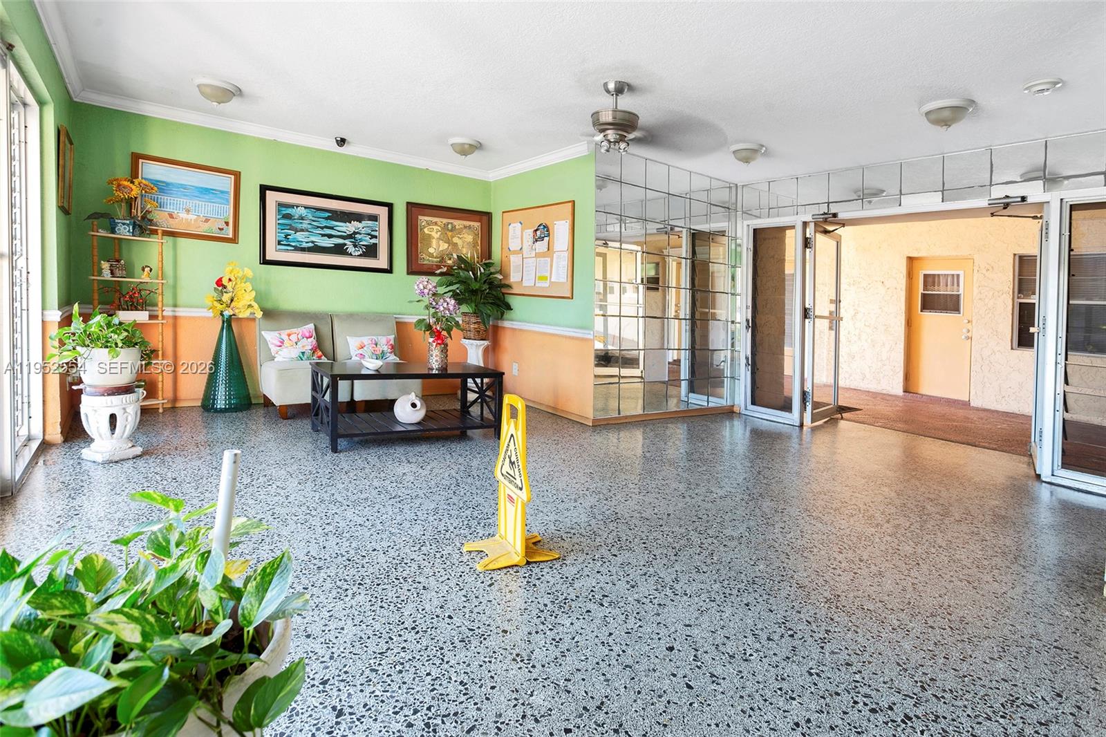 WELCOME HOME TO YOUR BEAUTIFUL  AND WELL DESIGNED PLACE OF ABODE IN THE HEART OF LAUDERDALE LAKES JUST BLOCKS AWAY FROM MULTIPLE SHOPPING CENTERS, GROCERIES, RESTAURANTS, PHARMACIES, DOCTORS OFFICE, ONE BLOCK FROM STATE ROAD 7 AND MAJOR HIGHWAYS. THIS CHARMING, QUIET, FRIENDLY 55+ COMMUNITY OFFERS SEVERAL AMENITIES FOR ACTIVE ADULTS THAT INCLUDES, SWIMMING POOL, TABLE TENNIS, GYM, BILLARDS AND MUCH MORE TO ENTERTAIN YOUR FAMILY AND FRIENDS !! STEP INSIDE YOUR BRIGHT AND ENCHANTING CONDO ON THE 3RD FLOOR CORNER UNIT JUST STEPS FROM THE ELEVATOR AND LAUNDRY ROOM. YOUR 2/2 CONDO FEATURES UPDATED KITCHEN AND LAMINATE FLOORING, NEWER CABINETS AND COUNTERTOPS, STAINLESS STEEL APPLIANCES. CLEAN AND BRIGHT CERAMIC TILE FLOORING THROUGHOUT. WALK-IN CLOSETS IN BOTH BEDROOMS. BRAND NEW A/C UNIT AND GARBAGE DISPOSAL. YOU CAN SIMPLY REST AND RELAX ON THE LARGE PATIO FACING THE SOUTH WITH COOL BREEZES ALL DAY LONG. IMPACT WINDOWS AND CEILING FANS  WITH LIGHTING THROUGHOUT AND HURRICANE SHUTTERS ON PATIO TO FURTHER SAVE ON YOUR INSURANCE AND ELECTRIC BILL. ASSOCIATION FEES INCLUDE: INTERNET, CATV, WATER, SEWER AND TRASH REMOVALS AND ASSIGNED PARKING WHICH SAVES YOU APPROX. $400.00 OR MORE EACH MONTH. PEARL CONDOMINIUM RESIDENTS ARE VERY FRIENDLY AND COURTEOUS AND HELPFUL NEIGHBORS. THIS IS THE RIGHT CONDO UNIT FOR ANOTHER GOOD NEIGHBOR AND IT IS PRICED TO SELL FAST !!! SO RUN DONT WALK TO BE THE FIRST TO ENJOY THIS   WELL APPOINTED AND SPACIOUS CONDO. VACANT AND EASY TO SHOW 7 DAYS A WEEK.