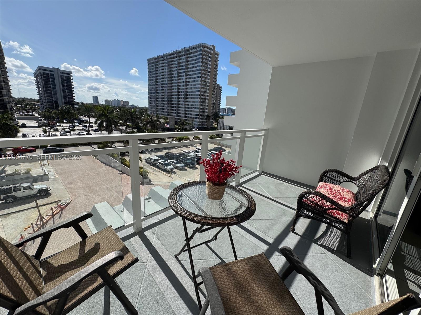 Bright 1BR/1.5BA residence in oceanfront Parker Plaza in the heart of Hallandale Beach. Enjoy beautiful sunset and city views from large windows and an open balcony. Sold furnished and move-in ready, featuring ceramic floors through the unit and gas range. Full-service building with 24-hour security, concierge, valet, private beach access, heated pool & spa, fitness center, sauna, game room, and on-site café. Maintenance includes Wi-Fi, water, gas & pest control (only electric paid separately). Assigned parking & storage. Great location near shopping, dining & entertainment with easy access to Fort Lauderdale & Miami.