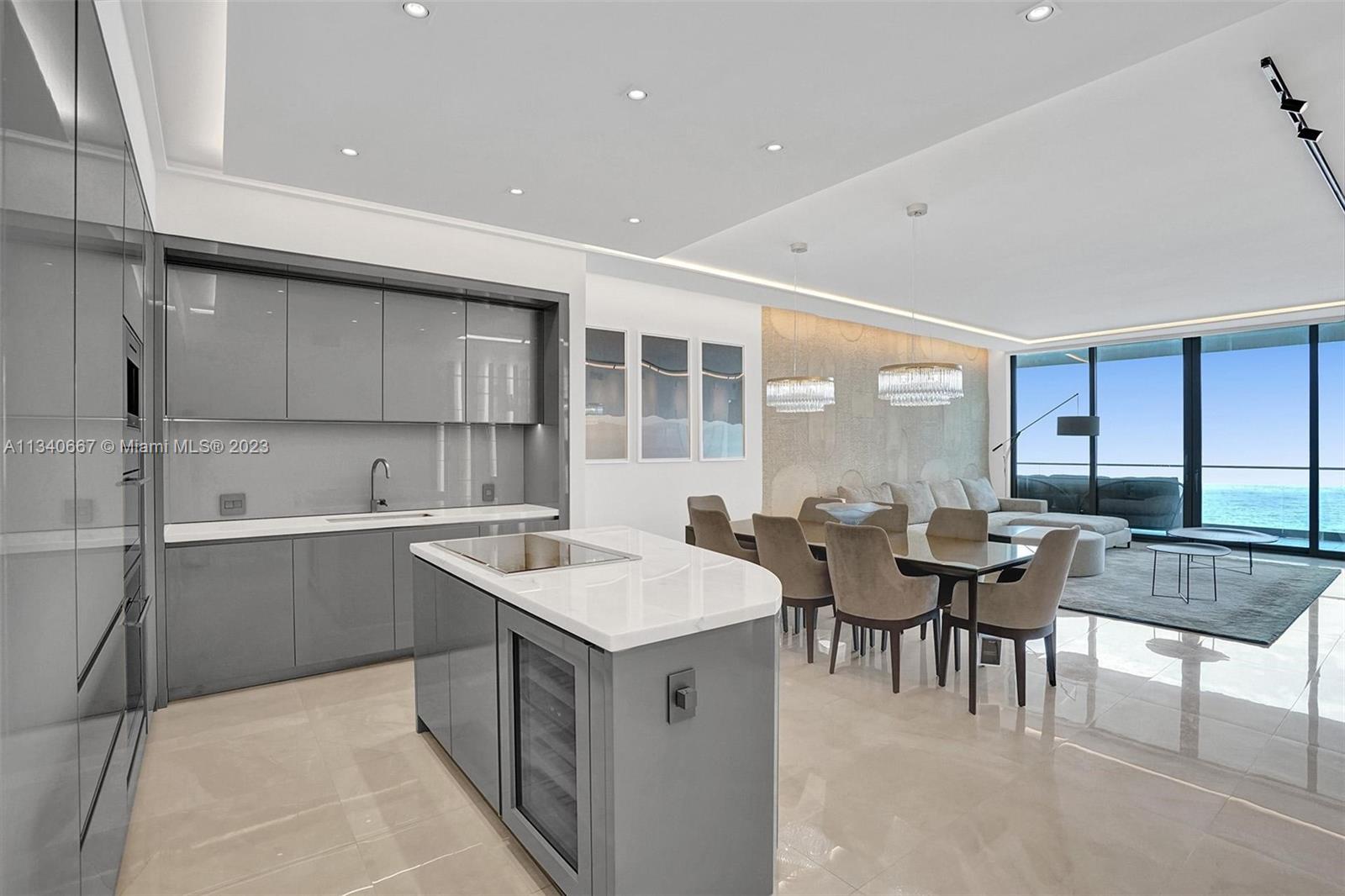 AVAILABLE AUGUST 1ST, 2023 UNTIL OCTOBER 31ST, 2023 ONLY: SPECTACULAR VIEWS FROM THE BEST LINE 01 IN ARMANI CASA. THE ELEGANT
RESIDENCE IS FULLY DESIGNER FINISHED, FEATURES 3 FULL BDRS+LARDGE DEN+SERVICE QUATER/ 5,5 BATHS.
UNIT HAS SPACIOUS FLOOR PLAN, WITH UNOBSTRACTED BREATHTAKING VIEWS OF ENDLESS OCEAN AND
INTERCOASTAL. EXCELLENT MODERN AND LIGHT UNIT WITH 10 FT CEILINGS HAS EXPANSIVE DEEP BALCONIES
WITH SUMMER CHIC EUROPEAN KITCHEN. ENJOY THE FULL BEACH SERVICE, POOL, RESTAURANT, SPA,
CHILDREN'S PLAY ROOM, GAME ROOM, CIGAR AND WINE ROOM. THE UNIT COMES FOR RENT WITH BEACH SIDE
CABANA # 7, WHICH IS YOUR TROPICAL ESCAPE RIGHT ON THE BEACH.