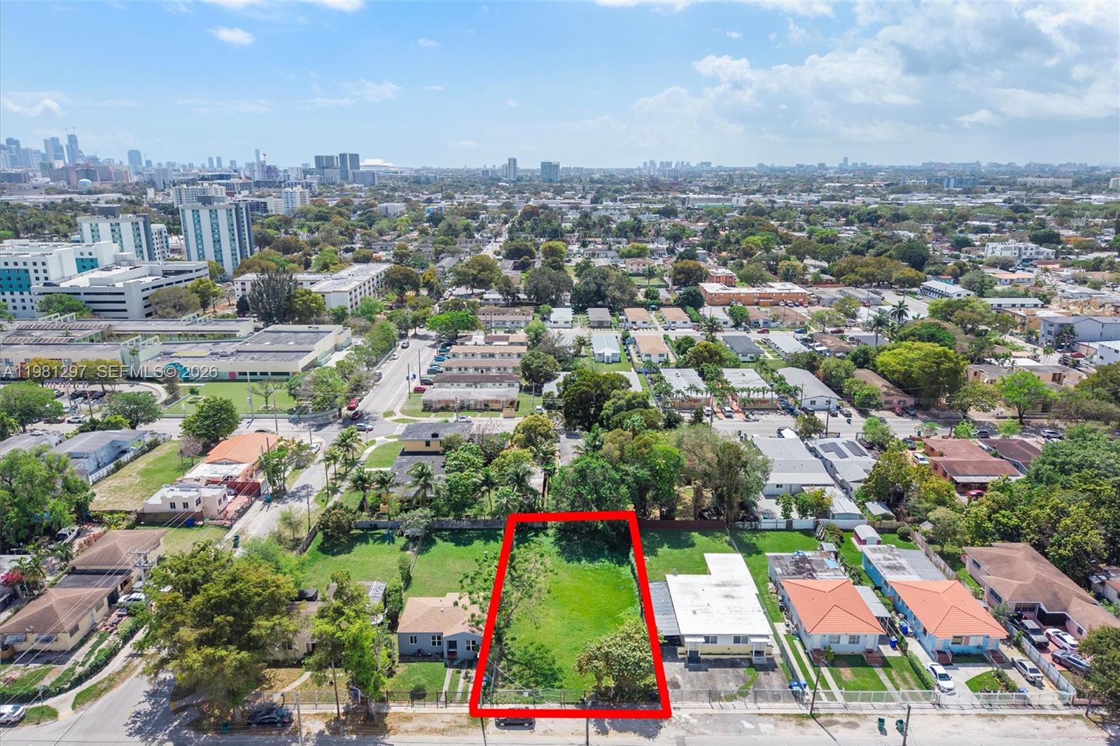 Vacant 9,227 SF residential lot located near NW 33rd St in the Allapattah area of Miami. Zoned for duplex use
under current county designation, offering an excellent opportunity for investors or builders. Centrally located with
easy access to major roads, Downtown Miami, and surrounding neighborhoods.