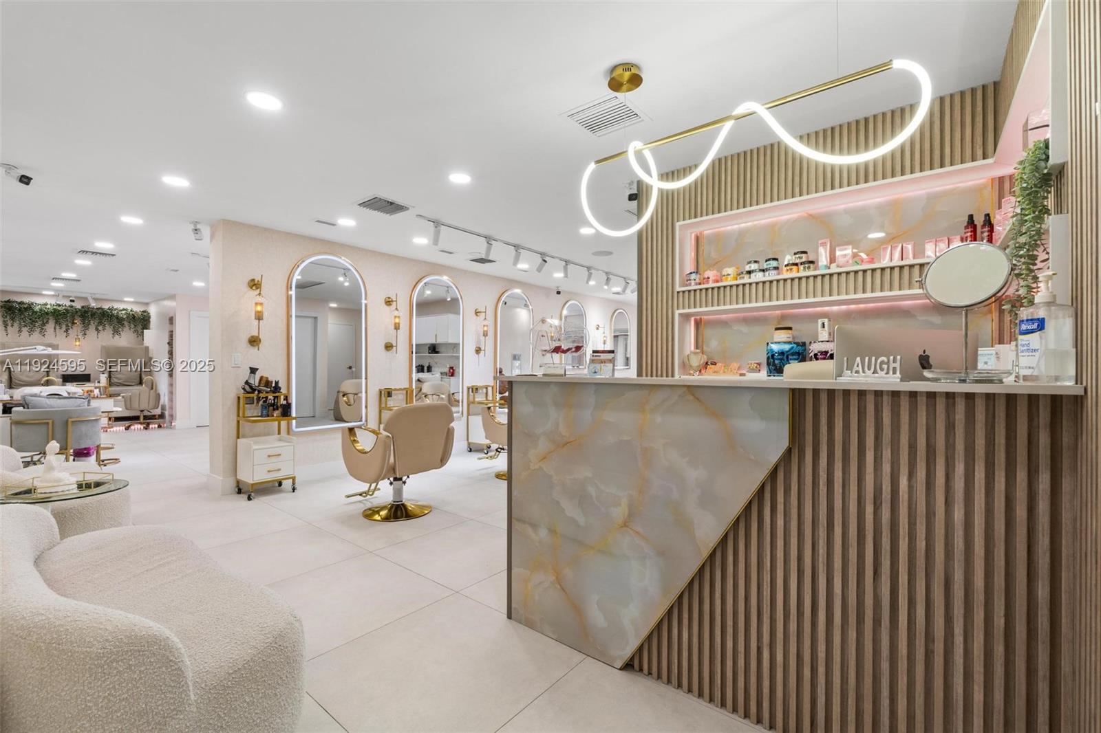 Fully equipped beauty salon for sale, featuring five private treatment rooms, a dedicated barbershop area, manicure and pedicure stations, and a complete hair salon setup. This turnkey business offers a versatile layout ideal for beauty professionals or investors looking to operate multiple services under one roof. Convenient layout, established location, and ready to operate from day one.

Seller is willing to offer short-term seller financing for a portion of the purchase price to assist the buyer. Terms and duration to be determined.