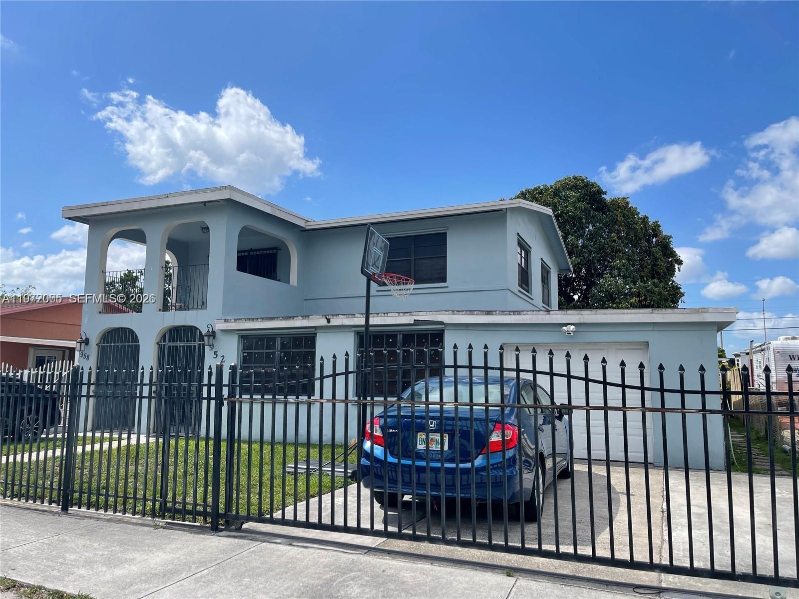 An amazing opportunity to own a large duplex home with an oversized lot in the heart of Hialeah. The property is fully rented to reliable tenants. Centrally located near shops, major highways , and minutes form Miami International Airport. Each unit has separate water and electric meters. Water heaters and AC units have been recently updated. The property also features hurricane shutters and ample parking. Unit 952 has 4 bedrooms and 2 bathrooms plus an efficiency with separate entrance. Unit 958 is a 3 bedroom, 1.5 bathroom unit on the second floor. PLEASE DO NOT DISTURB TENANTS. There are tenants currently occupying all units on a month to month terms. Please allow 24 hour notice to make appointments to show.