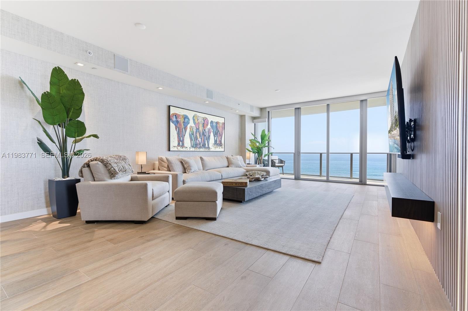 Perched high above the Atlantic, this stunning east-to-west flow through residence at Solemar delivers the ultimate SoFlo lifestyle with sweeping, unobstructed ocean views from nearly every room. Floor-to-ceiling glass and an expansive wraparound terrace create a seamless indoor-outdoor experience, capturing breathtaking sunrises and endless coastline vistas.

Step inside to a fully customized interior where no detail has been overlooked. The open-concept living space is elevated by designer finishes, custom millwork, and wide-plank flooring, seamlessly connecting to an expansive oceanfront terrace—perfect for entertaining or relaxing above the coastline.

The primary suite is a private retreat, complete with direct ocean views, a spa-inspired bathroom, custom closets, and a built-in safe for added security and peace of mind.

Den/office space, ideal for working from home or a flexible sleeping area, complete with its own private ocean-facing balcony, which only the 18th floor and above have an unobstructed view from. 

Private elevator entry. Resort-style amenities include private beach service, two pools, spa, state-of-the-art fitness center, screening room, clubhouse, BBQ areas, café, concierge, valet and security. Pet-friendly, close to beachfront and waterfront dining, marinas and Hillsboro Inlet.
