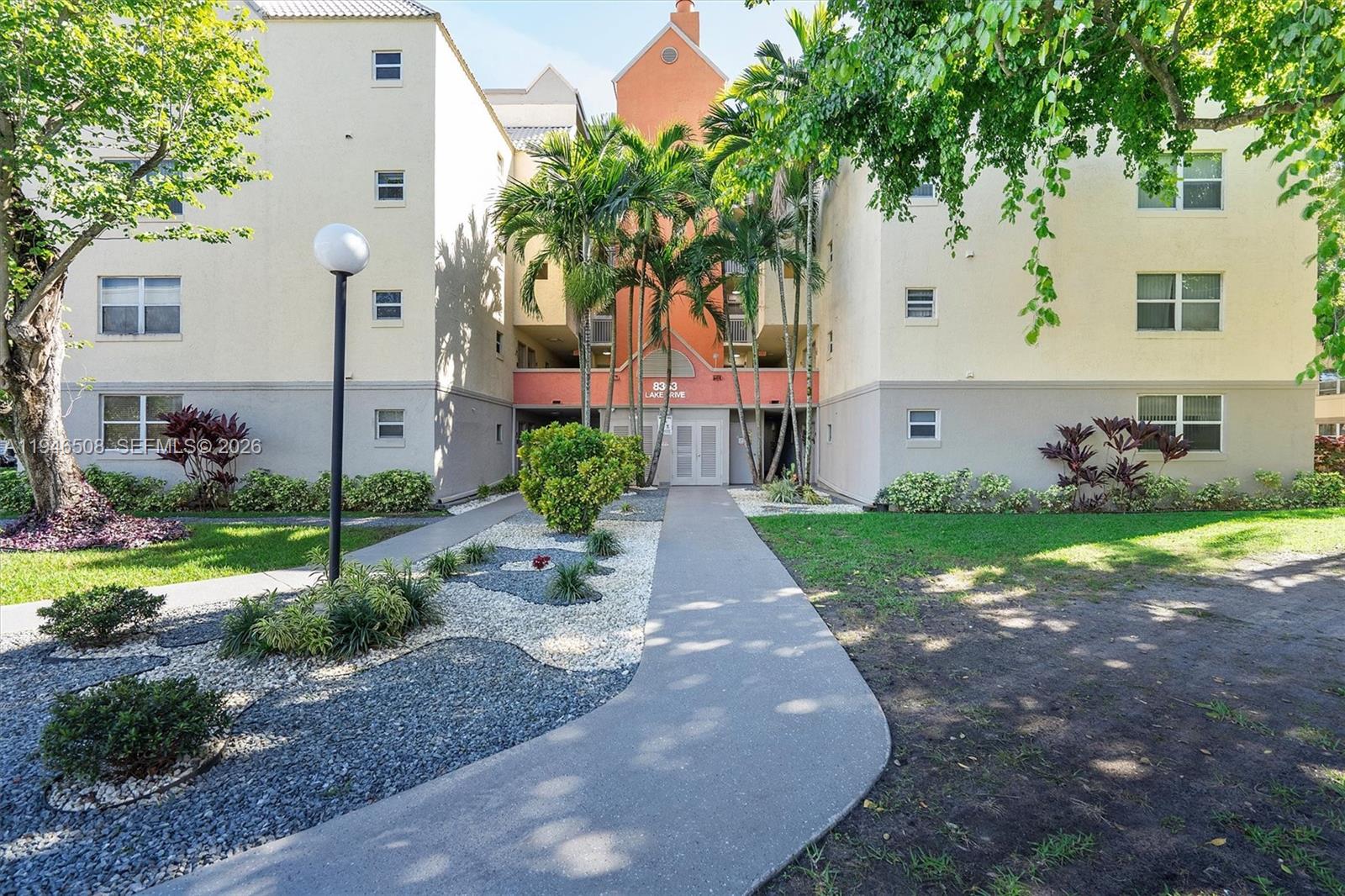Located in the heart of Doral, this spacious top-floor condo offers comfort, privacy, and a convenient lifestyle. With no neighbors above, the residence features a generous layout with a large bedroom, in-unit washer and dryer, and a screened balcony overlooking the pool, complete with additional storage. Appliances feature a Frigidaire refrigerator, Whirlpool dishwasher, a brand-new Whirlpool washer installed this month, and a Hotpoint dryer. The open living and dining areas feel bright and welcoming, ideal for everyday living. One assigned parking space is included, along with ample guest parking. Set within a gated community with security, residents enjoy access to a pool and recreational amenities in a calm, well-maintained setting. Just minutes from City Place Doral, Downtown Doral, major highways, shopping, dining, and entertainment. Currently occupied. Please request through ShowingTime.