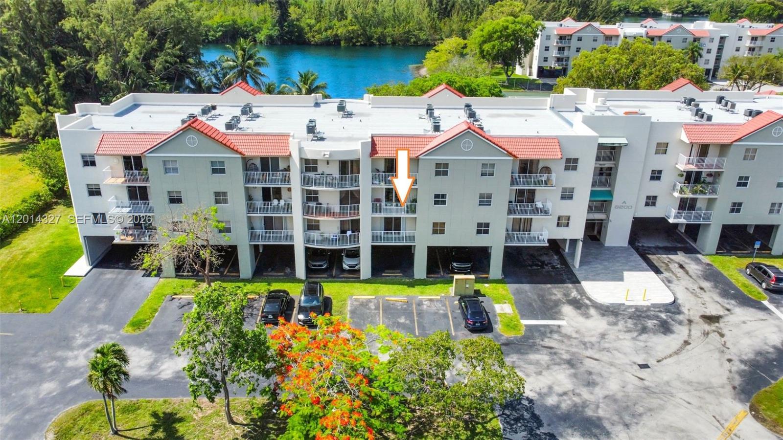 LOVE this gated retreat in Cutler Bay just off of historic Old Cutler Rd., East of US 1, with RESERVES!
Own with 5% down!  Seller paid special assessment. NEW ROOF! A taste of lifestyle Living with A waterfront swimming pool & Tennis, Clubroom, Fitness, BBQ Area in This Spectacular & Beautiful Sea Lake complex. Private - feel village; elevator takes you to 1st floor above mezzanine, enter into gleaming neutral 20-inch tiled floors & bedroom laminate wood; Impeccable stainless steel appliances, stone counter and fresh cabinets. Welcome All end-users or investors ($2000 /month rental income potential) Hurricane Shutters on balcony doors. Complex is being painted, Take a meandering walk along the water and listen for exotic birds. Minutes Away from Schools, Major Roads, Black Point Marina, Parks & Lakes.