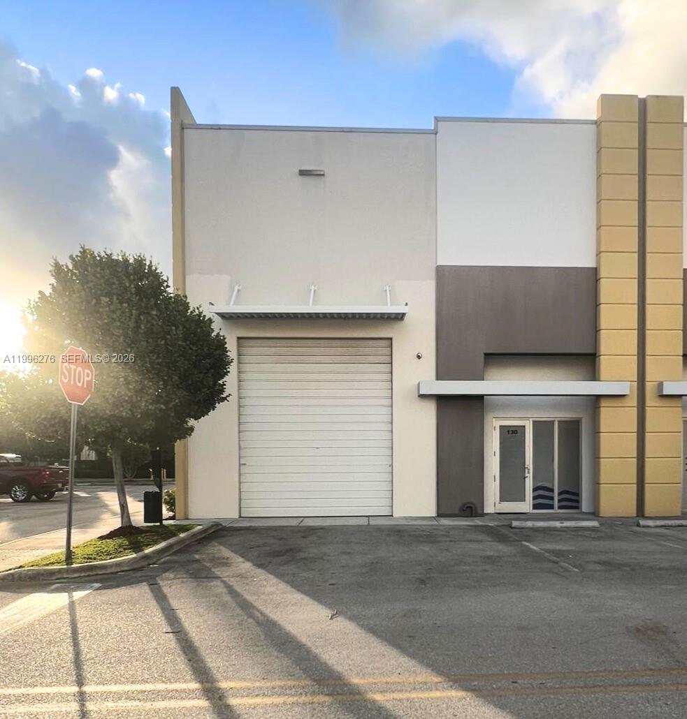 Office-warehouse condo located in the Dolphin Park of Commerce III, ideally situated between Doral and Sweetwater. Corner unit offering approximately 1,236 SF with high ceilings, office space with A/C, open warehouse area, and bathroom. Features include excellent truck access, three assigned parking spaces, hurricane-resistant rated glass, rollup door w/electrical lifter, and 24-hour access. Strategically located near major highways including the Florida Turnpike, SR-836, and just minutes from Miami International Airport. Ideal for contractor, logistics, distribution, storage, or light industrial use.