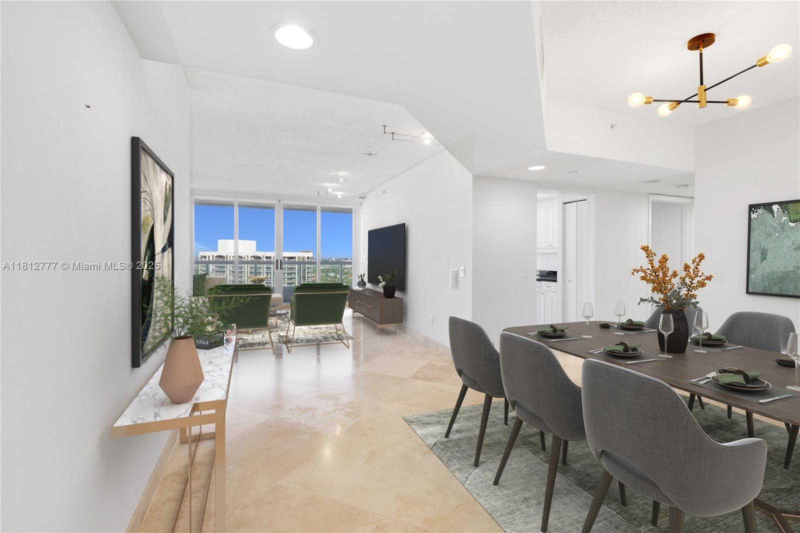 BEST DEAL IN THE BUILDING!  *TENANT OCCUPIED*  Enjoy stunning Marina and City views from this 21st-floor split-bedroom residence in the luxurious South Tower at The Point. This unit features marble floors, window treatments throughout, and stainless steel appliances. Maintenance includes cable, internet, and access to a 25,000 SF full-service gym and spa, as well as tennis courts, BBQ areas, and an outdoor café.