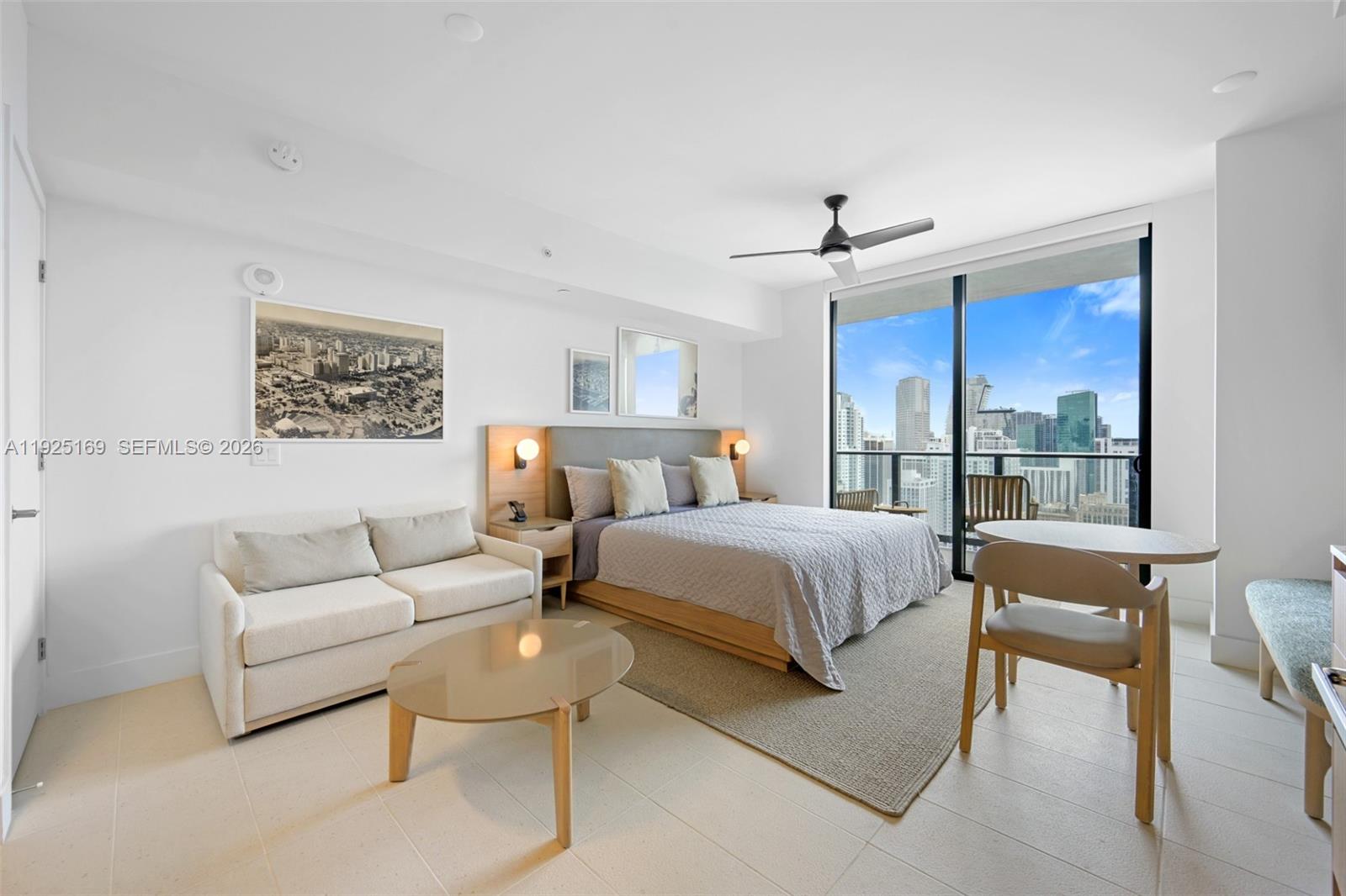 Indulge in the ultimate Miami lifestyle at this immaculate, newly built residence offering sweeping panoramic views of Downtown, Brickell, and the tranquil bay. Thoughtfully curated, elegantly furnished, and delivered completely turnkey, this home presents a rare opportunity to enjoy luxury living from day one. Located within a secure, state-of-the-art-building, the property is complemented by a collection of exceptional amenities designed to elevate every aspect of modern living.