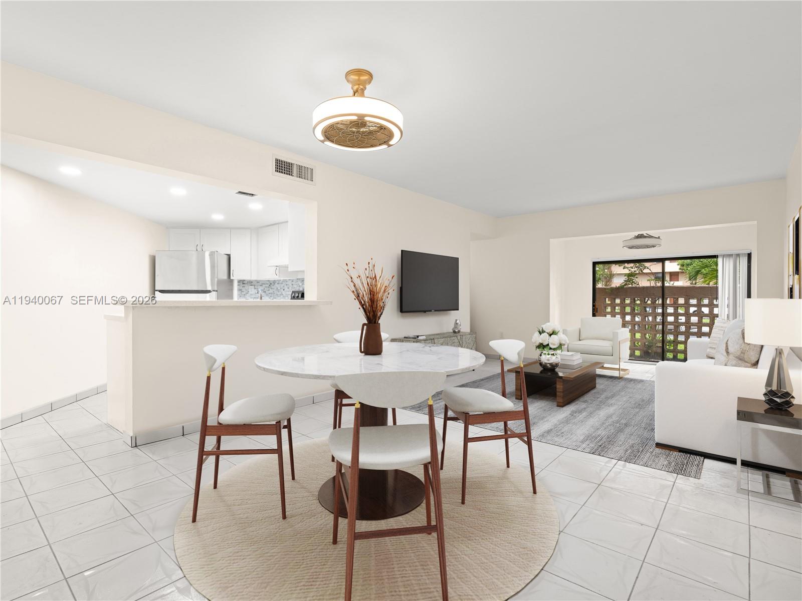 This beautiful 2-bedroom, 2-bathroom condo offers 1,000 sq. ft. of comfortable living space in one of Miami’s most convenient locations. The home features a renovated kitchen with modern cabinetry, sleek countertops, and stainless steel appliances. An open-concept living and dining area flows seamlessly to a private balcony, perfect for enjoying morning coffee or evening relaxation. The spacious primary suite includes its own en-suite bathroom, while the second bedroom provides flexibility for family, guests, or a home office.
Residents enjoy access to fantastic community amenities, including a pool, tennis court, and gated community. This condo is just minutes from Dolphin Mall, FIU, Target, and the vibrant dining and shopping of Doral. Easy access to major highways puts Miami International Airport and Downtown Miami within quick reach.
Whether you’re looking for a new home or a smart investment, this West Fontaine condo delivers comfort, convenience, and lifestyle.