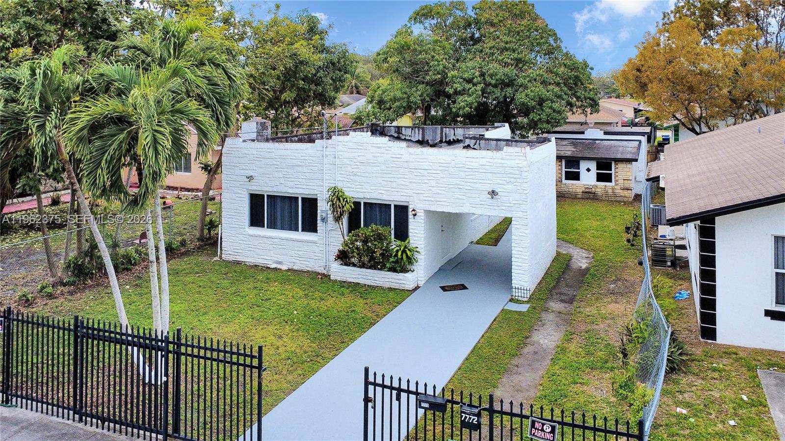 Miami Duplex for Sale! This duplex offers two units: a spacious newly remodeled 3-bedroom, 1-bathroom front unit (currently vacant and ready for immediate occupancy) and a cozy newly remodeled 1-bedroom, 1-bathroom rear unit that's also vacant and ready for Immediate occupancy. The property features a generous yard perfect for outdoor entertaining, complete with a mature mango tree for you or your tenants to enjoy. Recent updated include a newer roof, plumbing and electrical! Washer & Dryer ON SITE!  Whether you’re an end user looking to live in one unit and rent the other, or an investor seeking strong rental income in a rapidly growing neighborhood. Contact listing agents for more information!