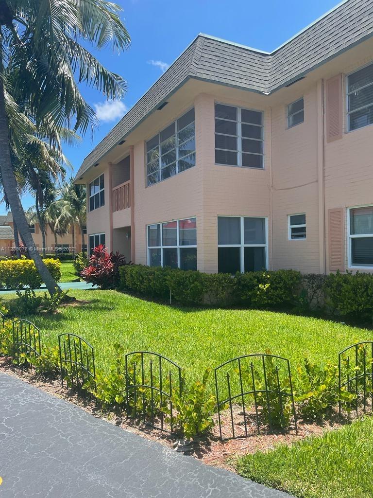 Investors Dream! Lovely East Deerfield Beach condo, bike to the beach! Great tenant in place until March 2023. Rarely available spacious corner unit with lots of natural light, tile flooring throught living area and wood/vynil in bedrooms. Upgraded kitchen and bathrooms, pool view. Amazing location, close to restaurants, shops and easy access to major highways. Hurricane proof windows installed in 2020. The community features beautiful landscape, 2 swimming pools and a gym.