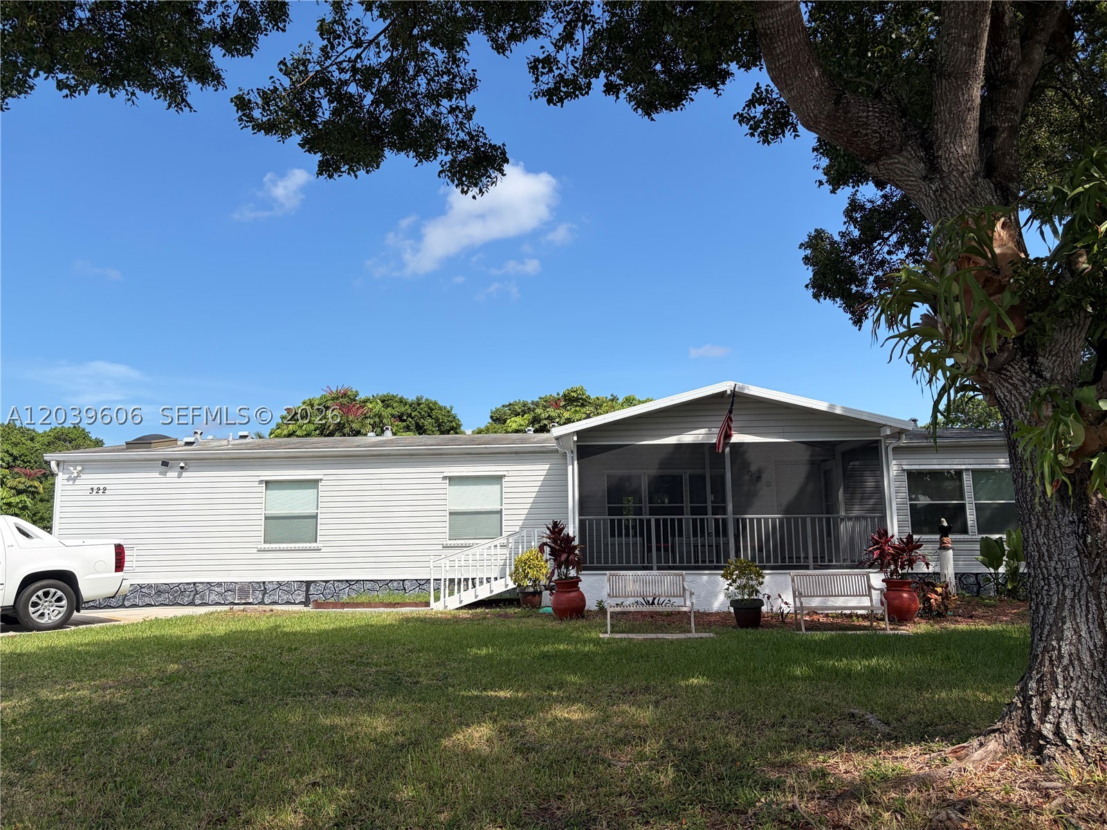 WELCOME TO THIS WELL-MAINTAINED 3-BEDROOM, 2-BATH MANUFACTURED HOME LOCATED IN A DESIRABLE 55+ CONDOMINIUM COMMUNITY, A VALUABLE FEATURE OF THIS PROPERTY IS THAT THE LAND IS INCLUDED IN THE SALE, PROVIDING ADDED OWNERSHIP BENEFITS AND LONG-TERM VALUE.  THIS SPACIOUS HOME OFFERS COMFORTABLE LIVING WITH AND OPEN FLOOR PLAN, AMPLE NATURAL LIGHT, AND GENEROUS BEDROOOM SIZES, RESIDENTS ENJOY A PEACEFUL, AGE-RESTRICTED COMMUNITY, A CLUBHOUSE WITH A HEATED POOL THE ENTIRE YEAR, A NICE SMALL GYM.... AND A CONVENIENT LOCATIN NEAR SHPPING, DINING, MEDICAL FACILITIES, AND RECREATION ACTIVITIES.  LOW H.O.A.