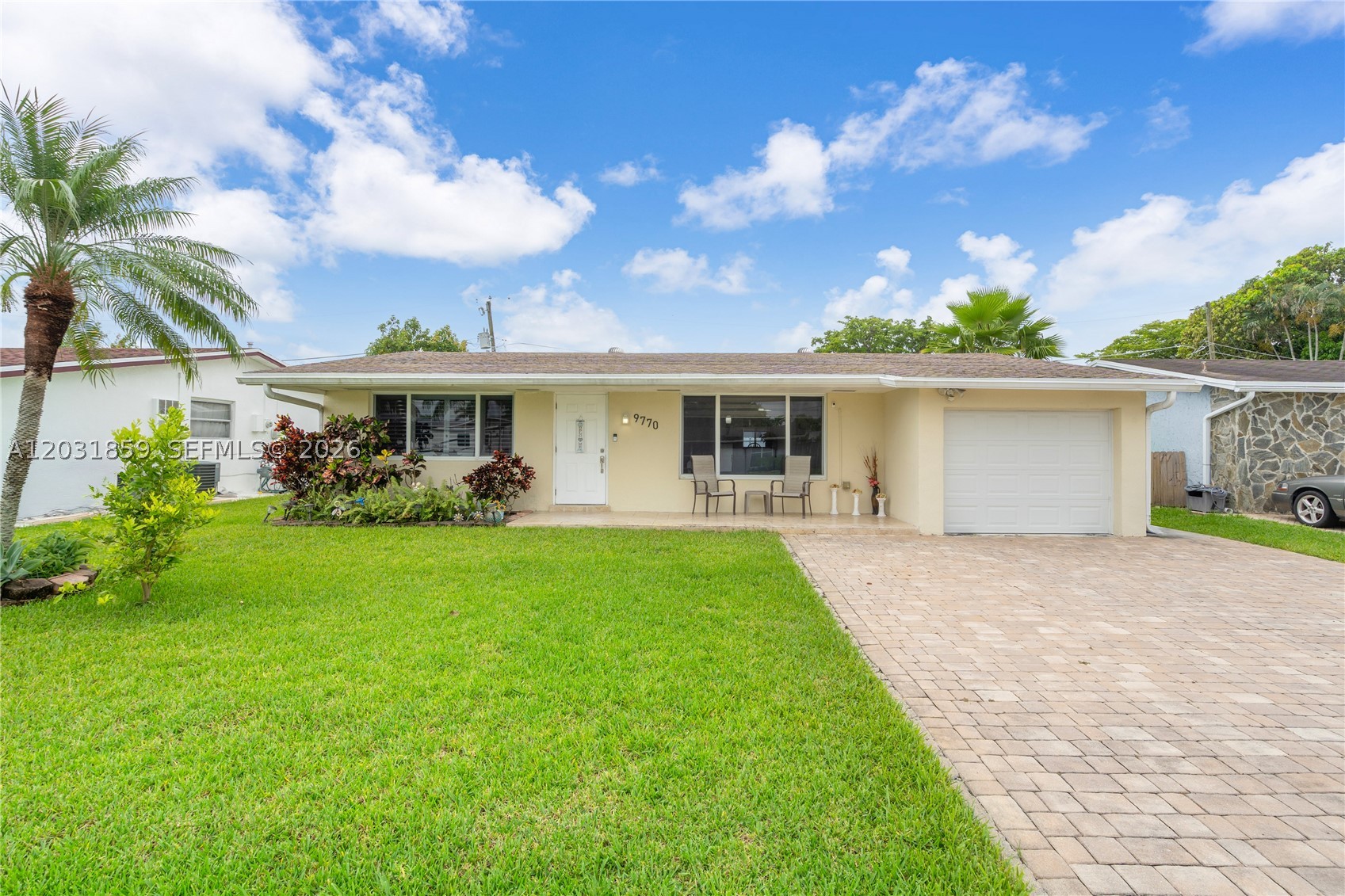 Welcome to this beautifully updated 2-bedroom, 2-bathroom home with an additional versatile flex room ideal for a home office, guest room, or potential third bedroom, located in the desirable Sunrise Golf Village community.  This move-in-ready property offers peace of mind with major upgrades already completed, including a 5-year-old roof and full impact windows and doors for enhanced storm protection, energy efficiency, and security. Inside, you'll find a bright and modern interior featuring new flooring throughout, tastefully renovated bathrooms, and a stunning kitchen equipped with newer appliances. Every detail has been thoughtfully updated, creating a fresh and inviting living space. Step outside to your private backyard retreat, complete with a newly resurfaced pool—perfect for entertaining, relaxing, and enjoying South Florida living year-round. Conveniently located near major highways, shopping, dining, parks, and schools. Best of all, no HOA restrictions or fees. A rare opportunity to own a fully updated home with exceptional features in a prime location. Schedule your private showing today.