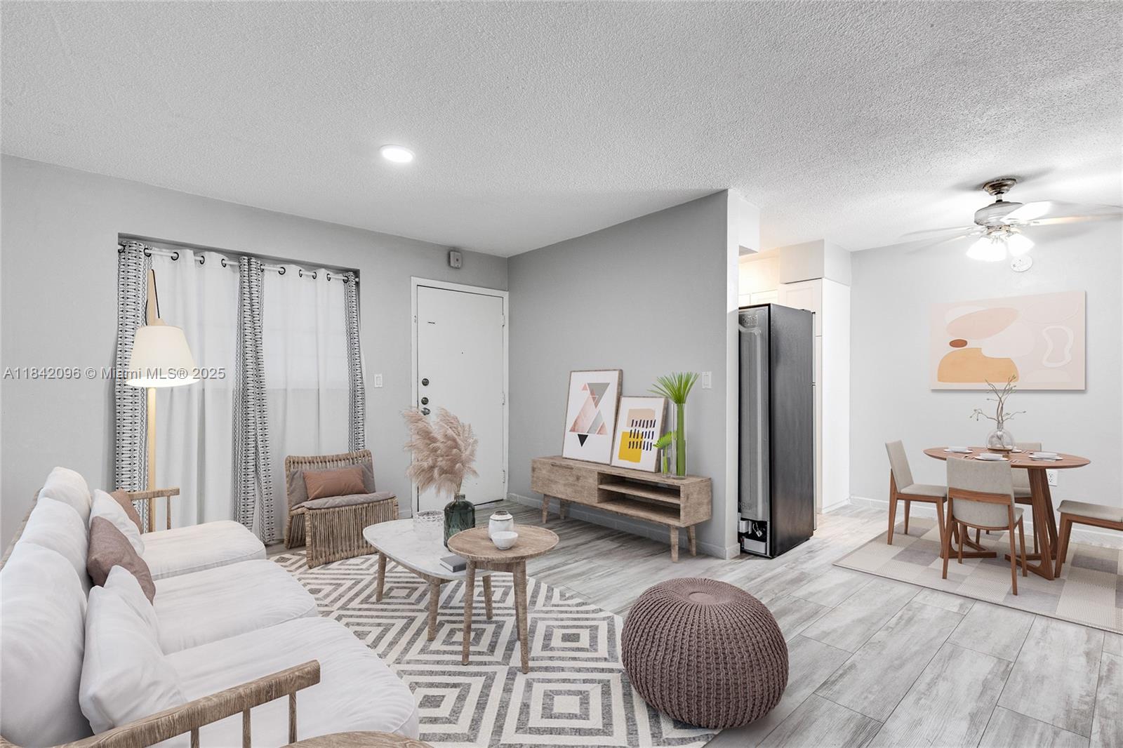 Enjoy a charming community with peaceful garden views & quiet surroundings. This 1-bedroom, 1-bath unit is located in the highly desirable, gated community of Grove Gardens, just off of US1. Perfectly situated minutes from Downtown, Brickell, Coconut Grove, & Coral Gables. The unit features brand-new vinyl acoustic flooring, an updated bathroom & kitchen with all-new appliances, & a spacious wall-to-wall closet in the main bedroom. Includes one dedicated parking space with ample guest parking. The community offers a beautiful pool to relax with family & friends. Whether you’re looking for a new home or a great investment opportunity, this one is not to be missed!