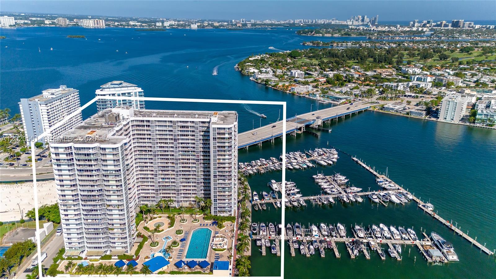 Wake up to open bay views from this beautifully positioned 2-bedroom, 2-bathroom residence on the 6th floor of one of North Bay Village's most amenity-rich waterfront buildings. Bright, functional layout with water views that make every day feel like a getaway.
The building delivers resort-style living: community pool, private pool, spa/hot tub, cabana, fully equipped gym, marina with boat dock, business center, clubhouse, clubroom, bike storage, extra storage, vehicle wash area, trash chute, and a secured card/electric gate — everything you need without leaving home.
Location is unmatched — minutes to Miami Beach, Brickell, Downtown, Design District, Wynwood, and Bal Harbour. And the neighborhood is just getting started: Continuum Waterfront District, Shoma Bay, and Sunbeam's 13-acre mixed-use development are transforming North Bay Village into one of Miami's most exciting bayfront corridors.
Perfect as a primary residence, second home, vacation retreat, or income-producing investment. Views, lifestyle, amenities, and future upside — all in one address. Schedule your private showing today.