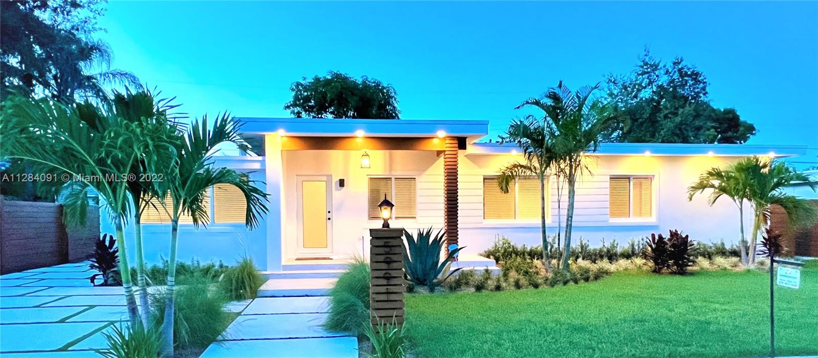 All New Completely Reconstructed Mid-Century Gem at its Finest !!. This rare 3 bed/ 3bath home sits high on the ridge overlooking a 10 acre park with your own private access in one of Miami's best locations. Blocks from UM/Gables & South Miami's Res & Entertainment venues, this unique residence has been extensively customized to the last detail. Open floor plan is versatile & offers great space for gatherings or quiet family time. From A-Z this home has been taken to the next level of modern luxury. Custom designed kitchen & laundry room, wet bar/serving area, en-suite bedrooms, FL room w/built-in cabinetry, T&G dining, impact windows and doors and 400 sqft covered patio are just some of the features that makes this home a must see. A rated schools. No flood Ins Req. Truly a Stunner !!.