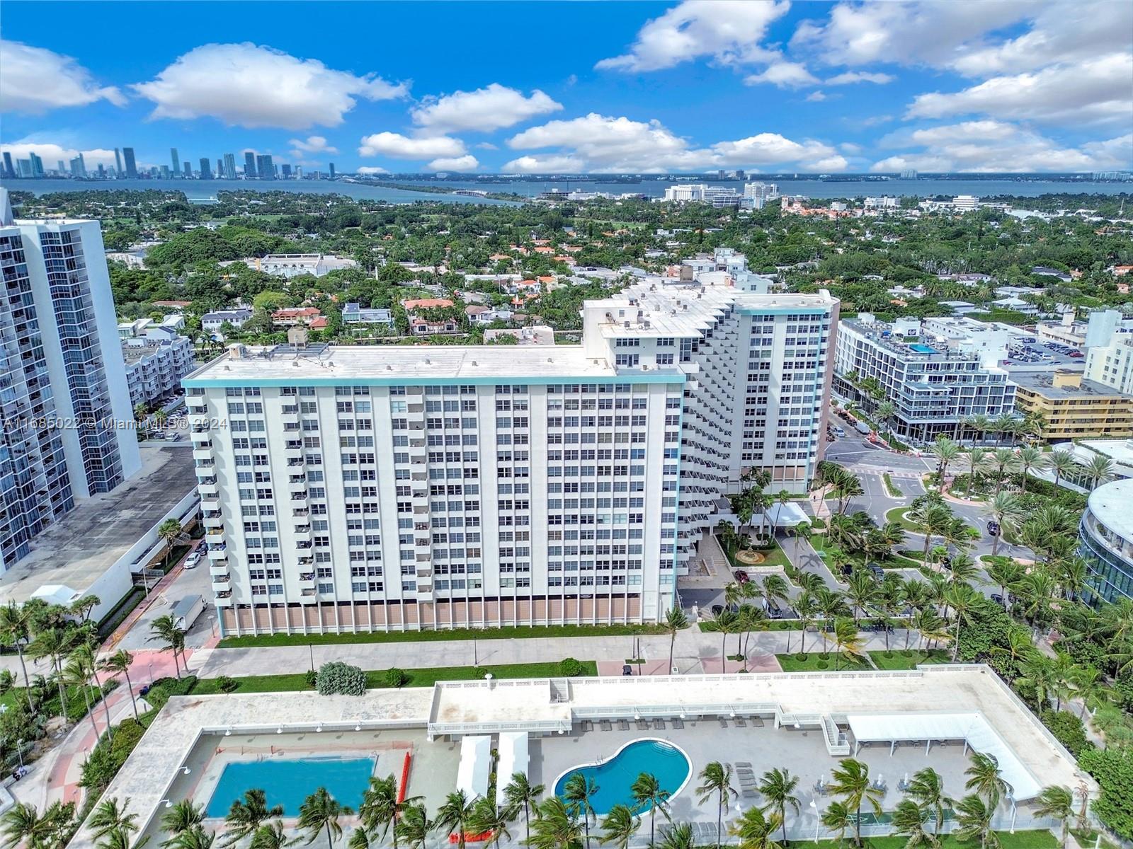 Discover the ideal beachside lifestyle in this converted studio, now a spacious one-bedroom condo. The building features a restaurant and grocery store downstairs, making everyday essentials and dining easily accessible. Plus, with nearby bus service and a walkable neighborhood, exploring the vibrant Miami Beach scene is effortless.

Rent includes beach service, internet, cable, 24/7 security, a doorman, a gym, a package concierge, and two pools. One parking space is available and paid separately. Contact the broker or see broker remarks to schedule a showing.