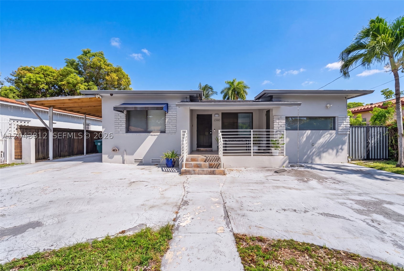 Exceptional income-producing investment opportunity in the heart of Little Havana! Ideally located just minutes from River Landing Mall, Miami International Airport, Brickell, Downtown Miami, LoanDepot Park, Calle Ocho, major hospitals, shopping, dining, and top-rated schools, this property offers outstanding convenience and long-term appreciation potential. This single family residence consists of a 3-bedroom, 2-bathroom single-family home that has been configured to maximize rental income. The front residence has been internally divided into separate living areas without. In addition, the property includes a garage conversion currently configured as an efficiency with a full bathroom and kitchenette. A permit application has been submitted and is currently in process to. The property also features a detached CBS accessory structure in the rear that is currently configured as a 1-bedroom, 1-bath living area. The property is suited to seasoned investors and experienced buyers. Cash or cryptocurrency offers are preferred while the permitting process is underway.
This is a rare value-add opportunity in one of Miami's fastest-growing neighborhoods, offering exceptional upside for investors seeking strong cash flow and future appreciation. Buyer is responsible for conducting their own due diligence regarding permits, zoning, existing improvements, rental use, and intended future use. Property is being sold As-Is.