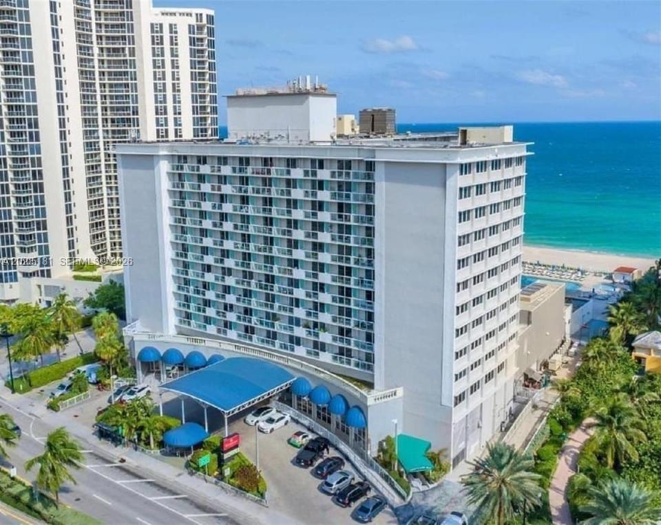 Don't miss this opportunity to enjoy resort lifestyle living! Stunning furnished condo/studio in Sunny Isles Beach completely remodeled kitchen w/stove, oven, and microwave & full-size refrigerator, remodeled bathroom, nice balcony overlooking the intercoastal and city/park views! Cable, water, valet parking, WIFI, gym, beach access, heated pool, sauna, steam room, & more! This unit is 1 of the few in the building that has no rental restrictions, allows short-term and long-term rentals, can be placed in the hotel program, or rented out through Airbnb. SEE VIRTUAL TOUR LINKED!