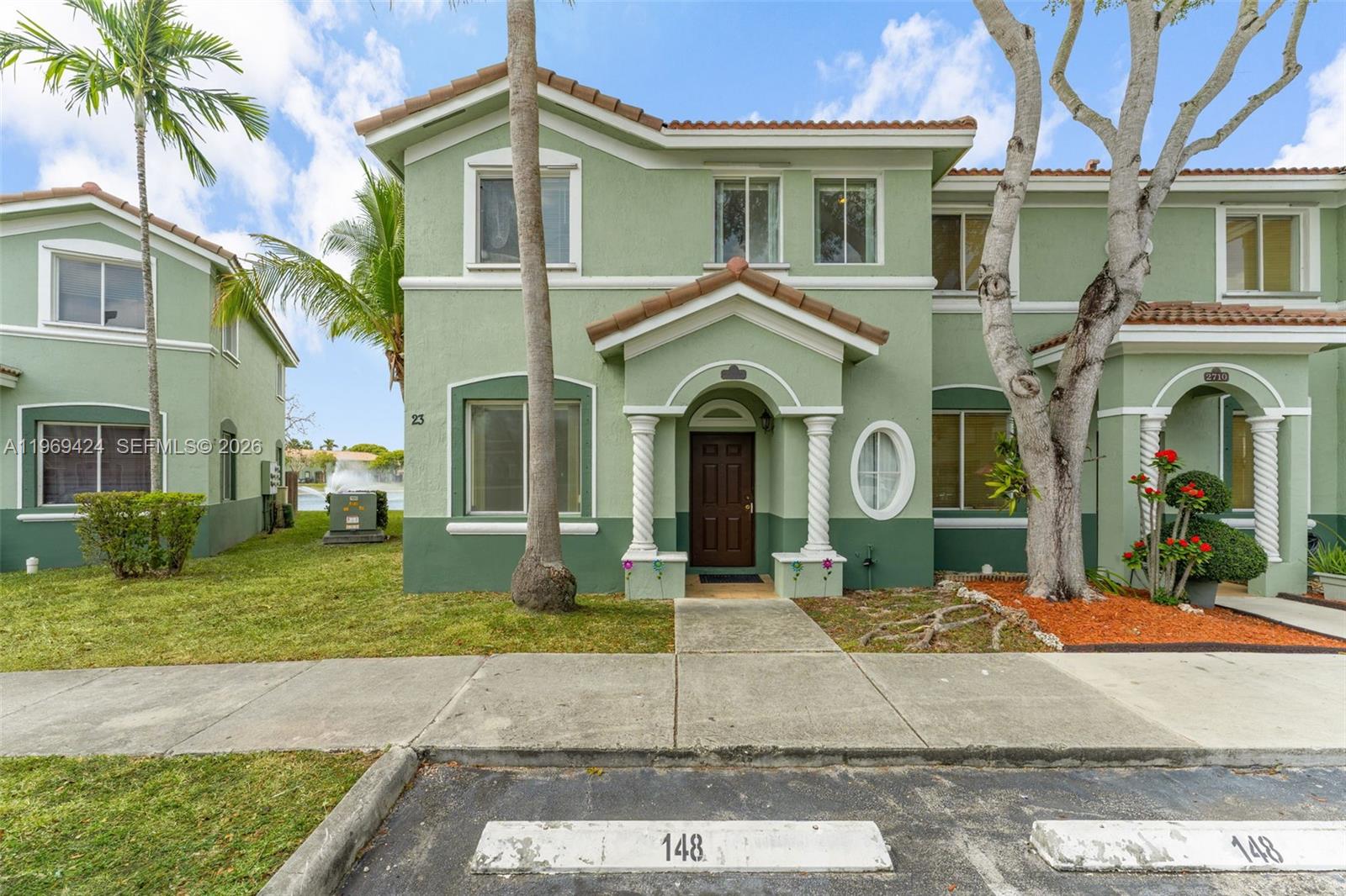Spacious 3 bedroom 3 bath lake-view corner townhome within Keys Cove. This unit features an open floor plan with tile flooring in main living areas and laminate flooring upstairs. Gated community includes a resort style pool, clubhouse, playground and gym access. Located near the Homestead Baptist Hospital, Racetrack, shopping and restaurants. A must see!