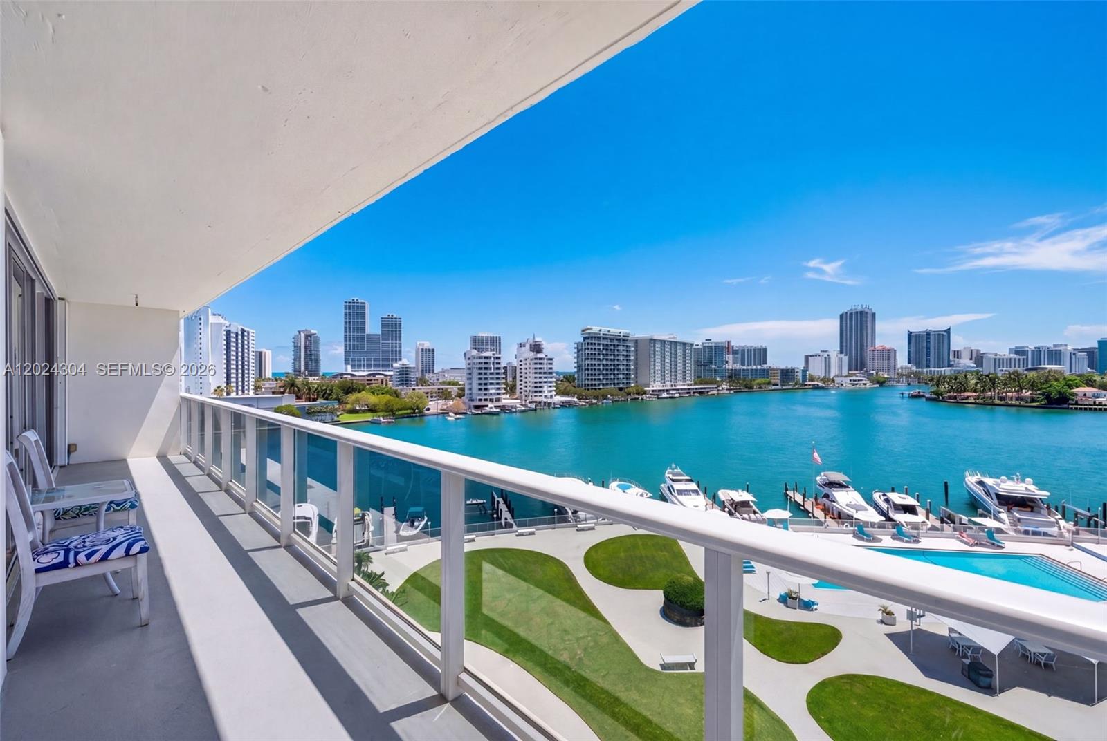 Experience the ultimate Miami Beach lifestyle at King Cole Condominium with this stunning waterfront residence offering breathtaking panoramic views of the Intracoastal, Allison Island, La Gorce Island, Biscayne Bay, and the Miami Beach skyline through expansive floor to ceiling windows. This spacious 1 bedroom + den/office/second room with 2 full bathroom residence features a large private balcony that feels like an extension of the living space perfect for relaxing or entertaining while enjoying the spectacular sunrise and waterfront scenery. 

The thoughtfully designed floor plan includes an oversized primary suite with a generous walk in closet, an additional space ideal for a home office or den, a newer kitchen, abundant closet space, and hurricane shutters. One valet parking space is included.

Enjoy resort style living with luxury amenities including 24 hour valet and doorman service, heated bayfront pool, fitness center, lounge and party room, children’s playroom, bar area, kayak and bicycle storage, and more. Ideally located just moments from the beach, fine dining, local shops, supermarkets, and everything Miami Beach has to offer. All current assessments will been paid by the owner. Easy to show.