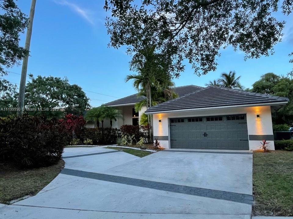 A beautiful 4-bedroom 3 bath home with saltwater pool and one-story open floor plan. The updated backyard is perfect for entertaining; professionally landscaped with turf, an updated resurfaced pool deck, saltwater pool system, and storage shed (all in 2021). In addition, a new roof (2020), hurricane impact windows (2020), garage door (2021), appliances (2020) and many other updates! This home is move-in ready. Located in the prestigious city of Weston, in the guard-gated community of Tequesta Pointe.