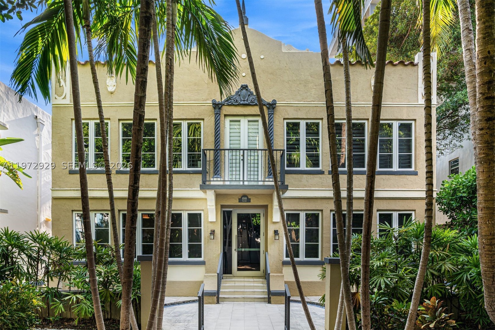 Major Price Improvement! Exceptional opportunity to own a top-floor corner residence in The Coconut, one of South Beach’s most charming Art Deco buildings. Significantly reduced, this home is now offered at an incredible value rarely seen in the building. The last 3 comparable sales in the buiding closed at $450,000, $460,000, and $500,000, making this one of the most compelling opportunities currently available for buyers seeking space, character, and upside. Filled with natural light, this spacious two-bedroom, two-bathroom home offers privacy and timeless charm within an intimate eight-unit building. Features include beautifully refinished wood floors, hurricane-impact soundproof windows, central A/C, generously sized bedrooms with abundant closet space, an open living and dining area, and an in-unit laundry hookup for future installation. The tastefully updated bathrooms feature elegant marble floors and walls. Ideally located on tree-lined Meridian Avenue, you’re just moments from Flamingo Park, Lincoln Road, world-class dining, shopping, nightlife, and the beach while enjoying the tranquility of a quiet residential setting. This is a rare opportunity for both end users and investors to secure a top-floor corner unit at an exceptional value compared to recent building sales. Recertification of building nearing completion per condo management. Easy to show.