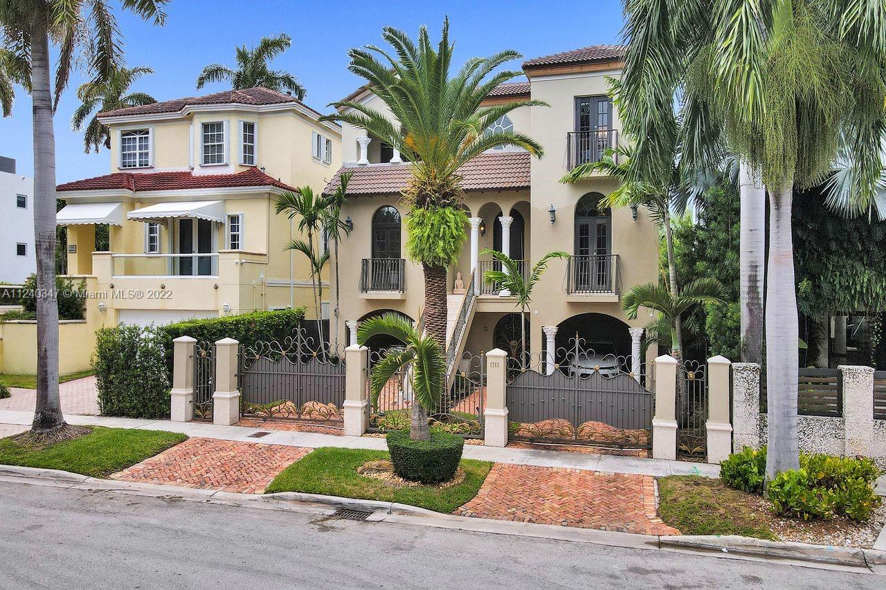 Award-winning magazine featured retreat in highly sought Coconut Grove. This Three story luxury home has 4 Bedrooms and 5 bath with waterfront views , a 50' dock and Ocean access. It features a Library with elegant built in bookshelf , a den, convenient space for a wine cellar, full gym, maid/in-law quarters , cabana and pool. The oversized master includes an atrium style sitting area w/beautiful wood beams and water views . Magnificent great room with fireplace and elegant vaulted ceiling , over-sized formal dinning room with entry columns , an open kitchen leading to a family room with unobstructed water views and much more.... Evenings are patrolled by private security.
Professional pictures coming soon!!!