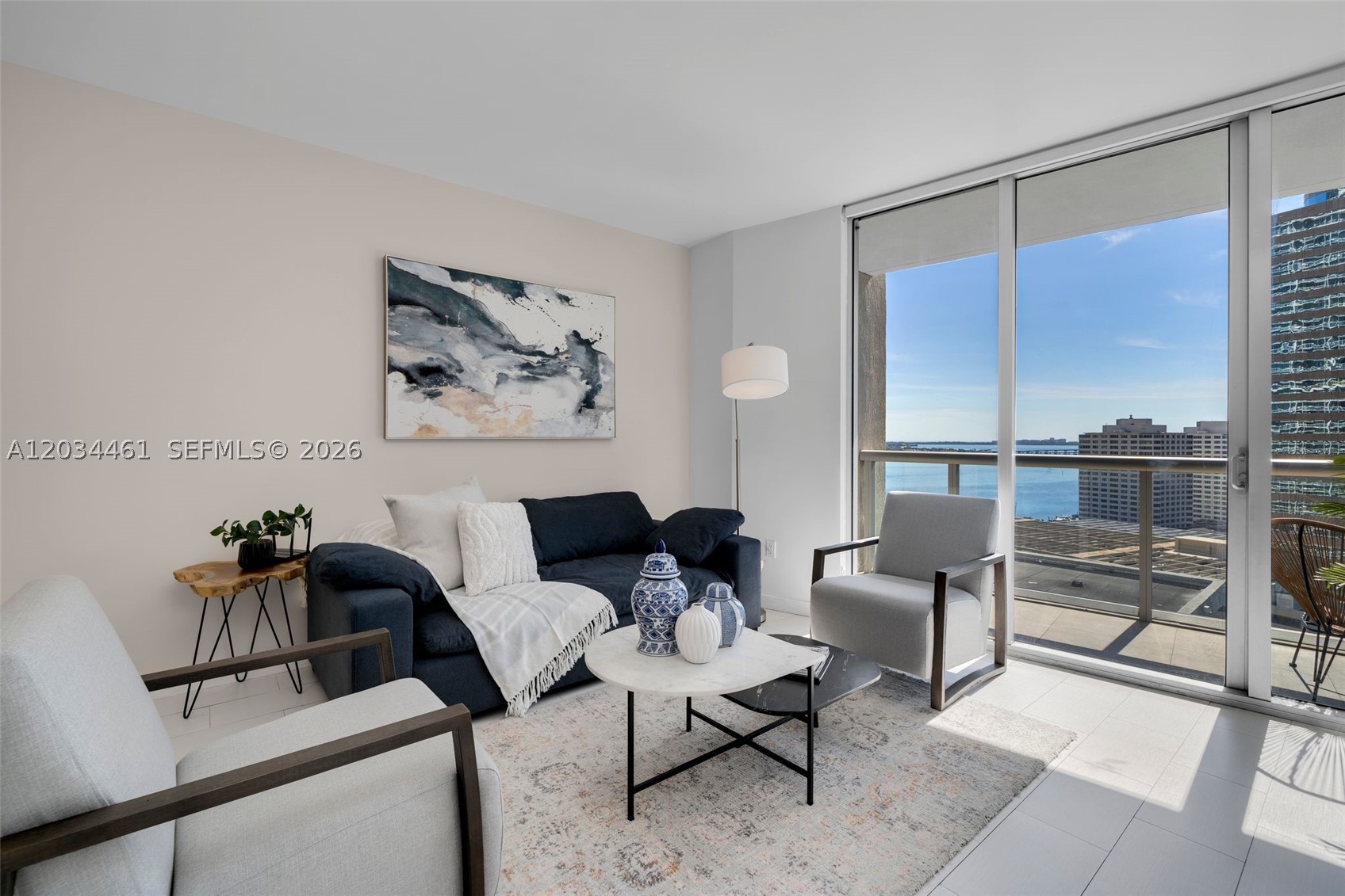 Best value at Icon Brickell Tower III! Outstanding opportunity for investors! The residence is competitively priced and offers strong upside potential as the building's ongoing facade improvements are completed. Enjoy an unbeatable Brickell location with immediate access to top restaurants, shopping, nightlife and the Miami River waterfront. Amazing ocean view is a surplus. Don't miss the chance to own in one of Miami's most recognized luxury communities at an exceptional price point!!